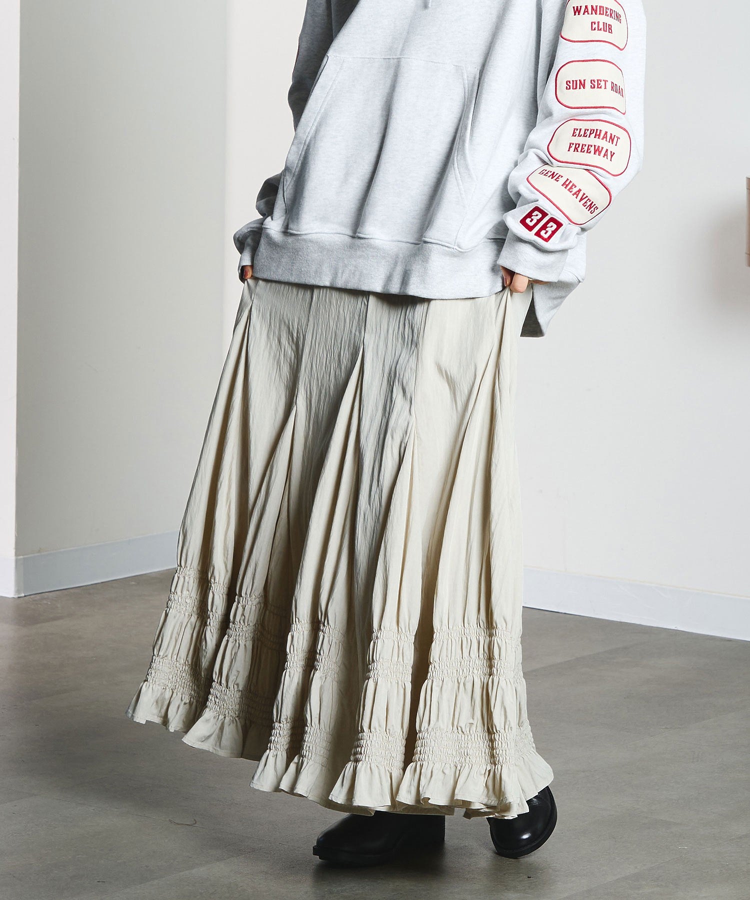 model:166cm 着用サイズ:ONE SIZE