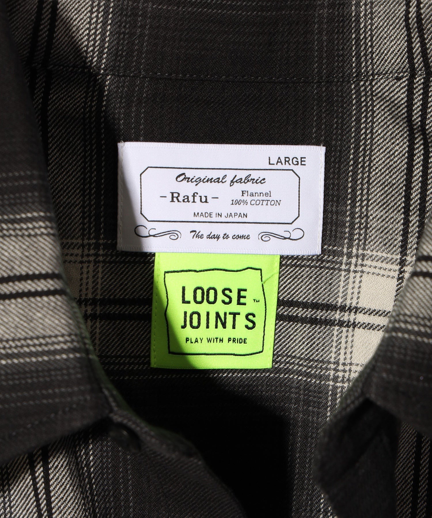 LOOSE JOINTS/ルーズジョインツ/TURTLEHEADS - Confucius Flannel shirt