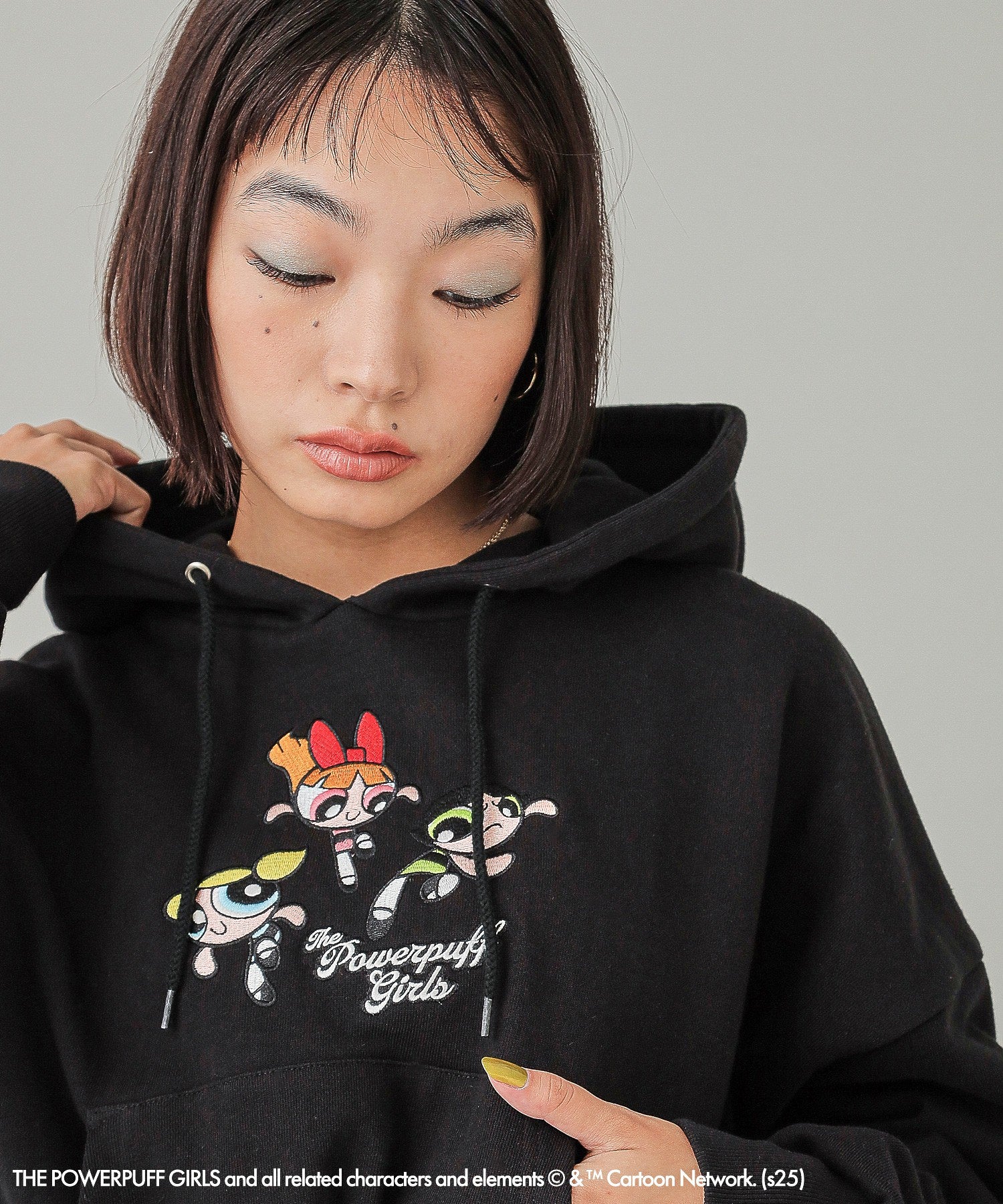 THE POWERPUFF GIRLS × X-girl SWEAT HOODIE