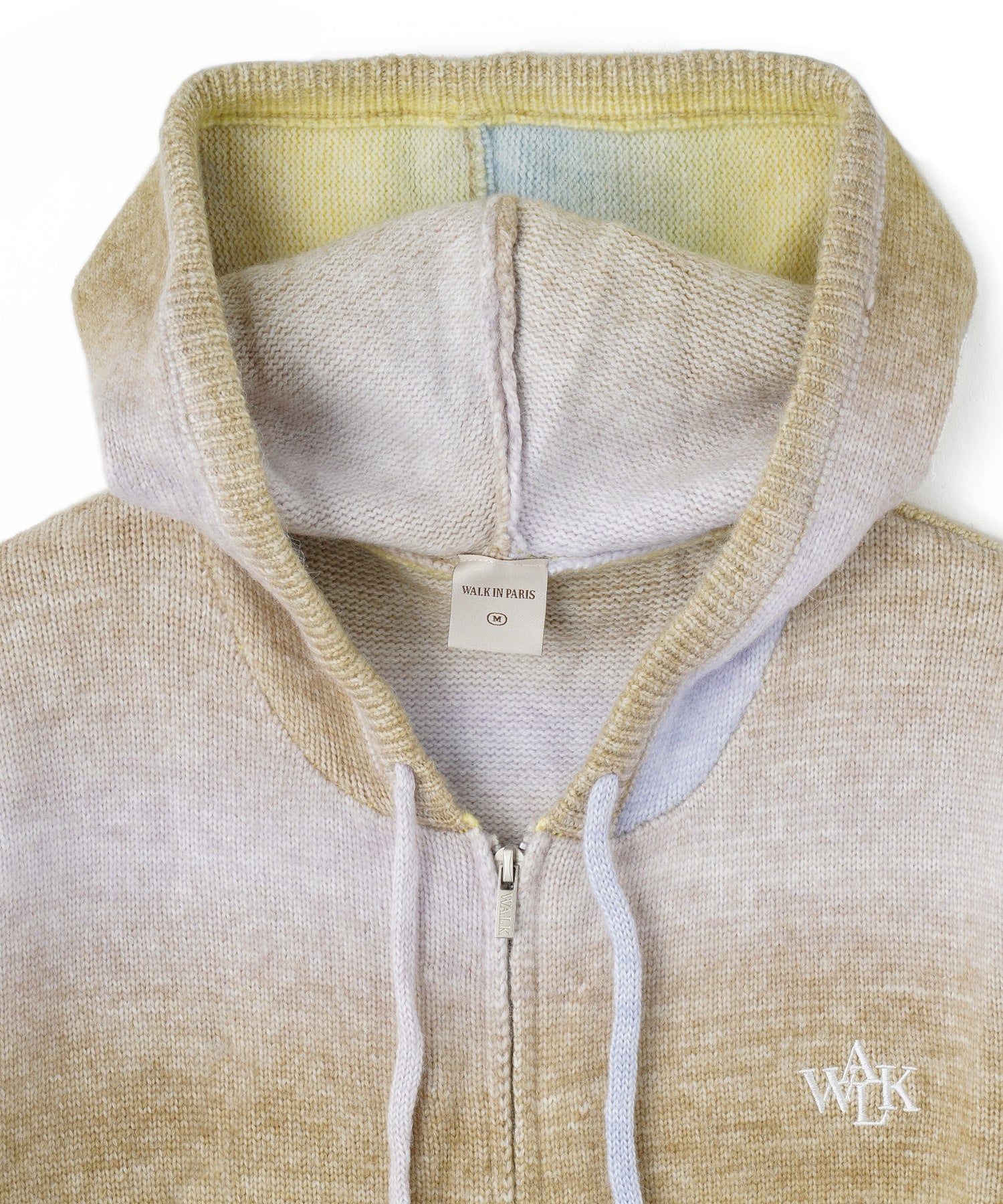 WALK IN PARIS/ウォーキンパリス/Eldorado knit zipped hoodie 24FW ZIPPED KNIT