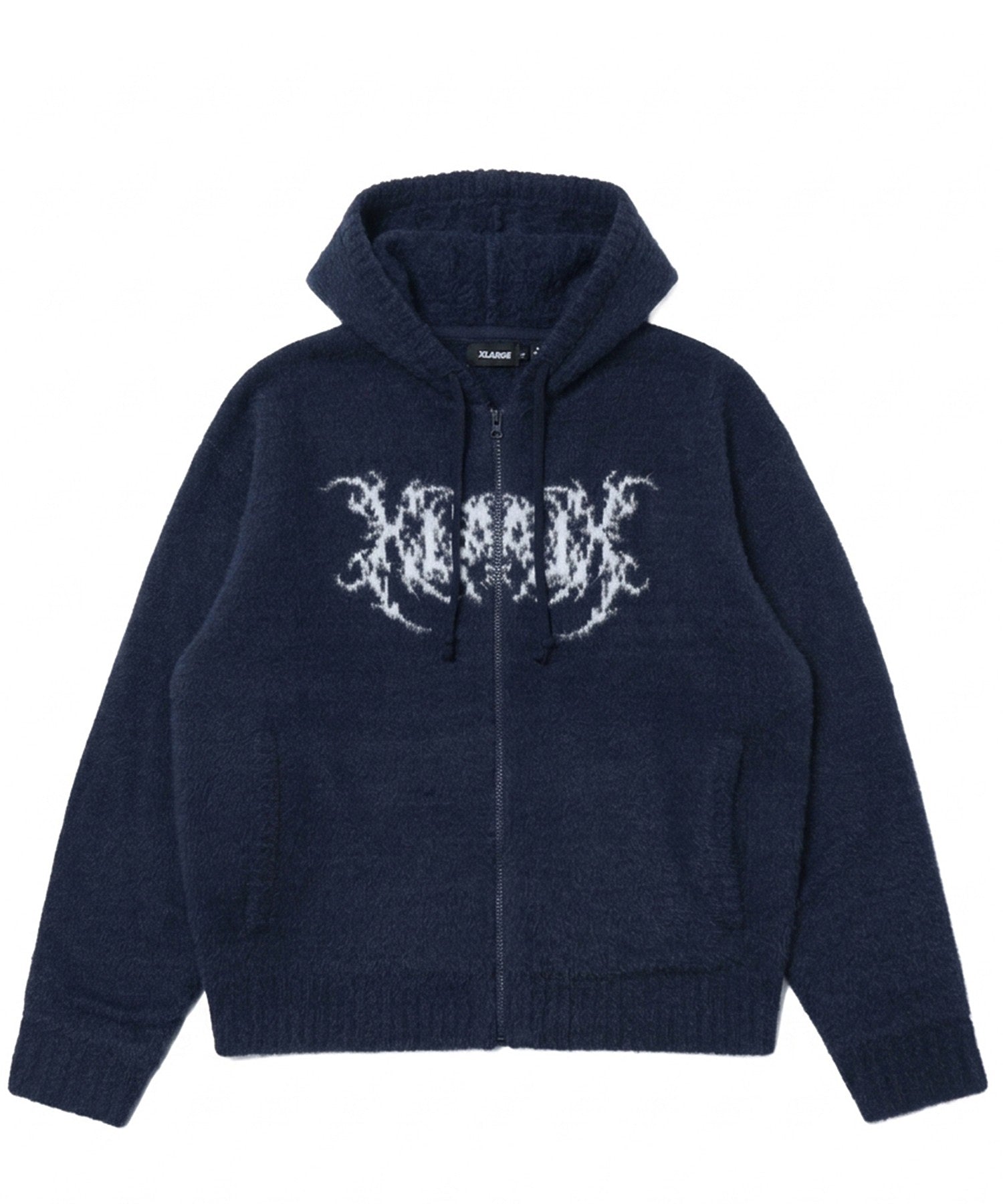 JACQUARD HOODED SWEATER