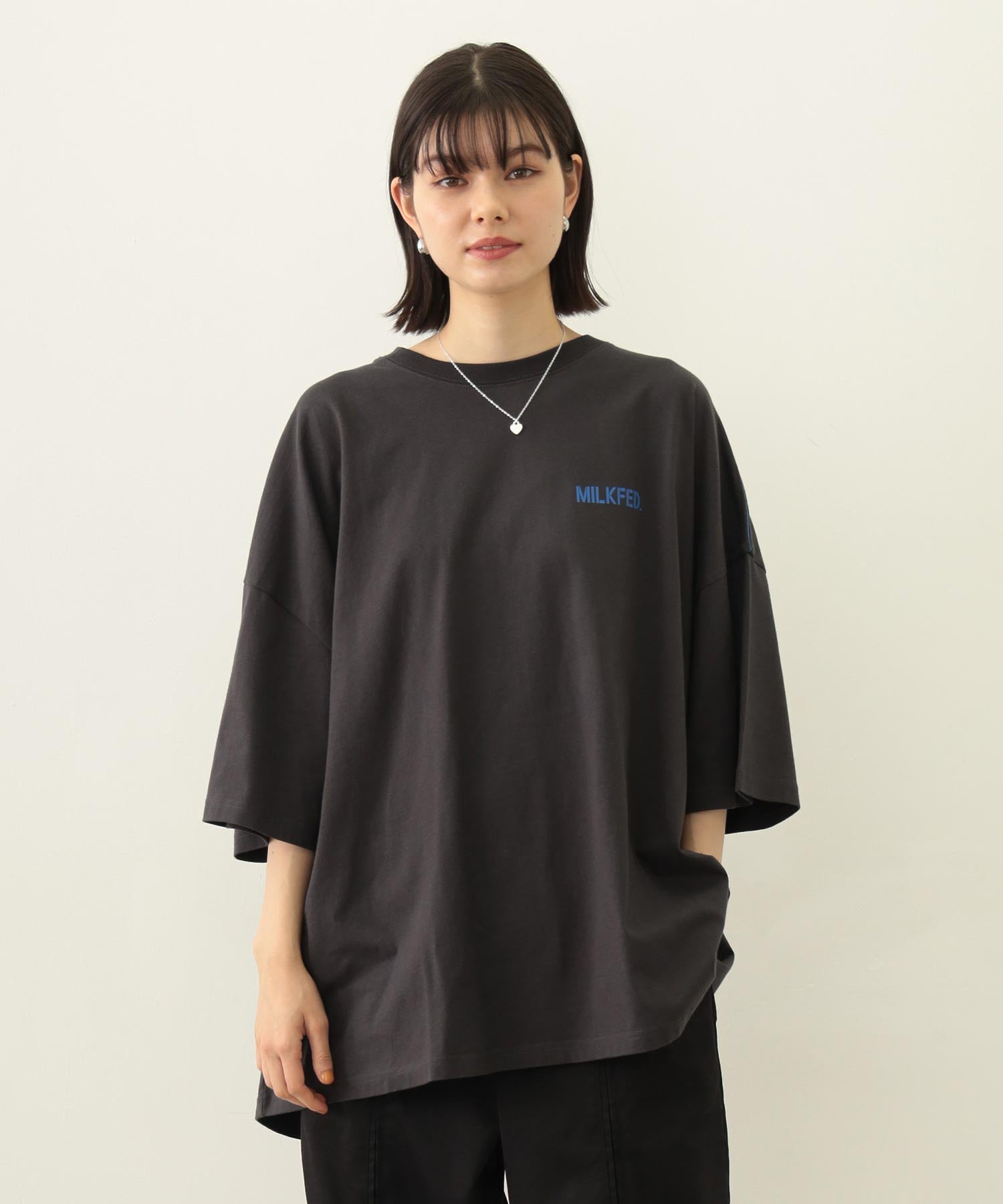 MILKFED. AT HEAVEN27 SUPER BIG S/S TOP