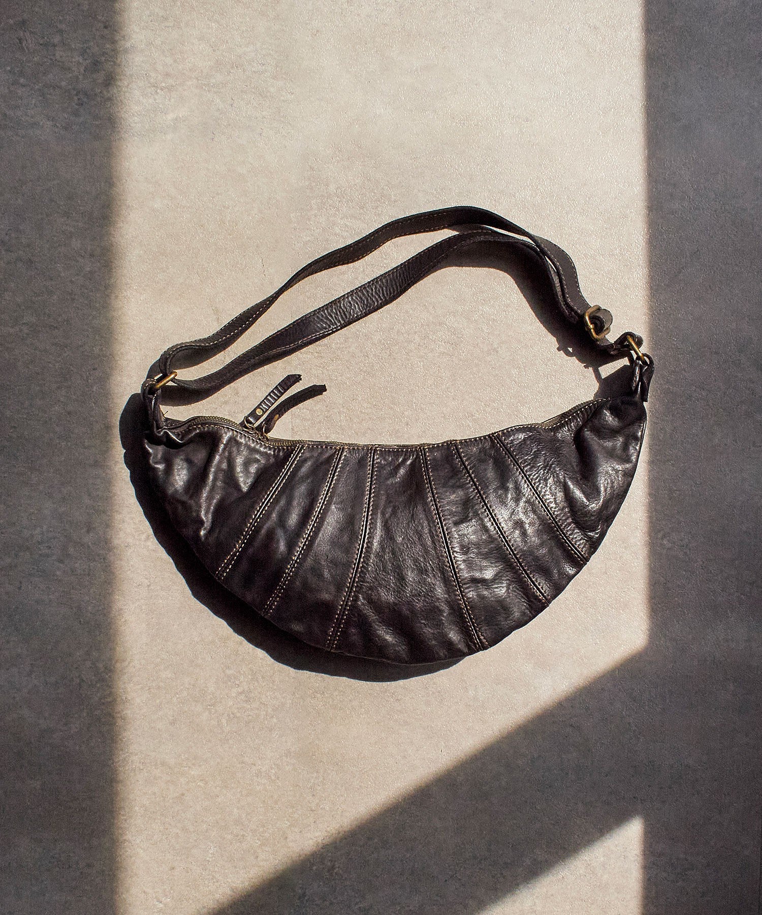 MILLELA FIRENZE/GARMENT DYED SHOULDER BAG