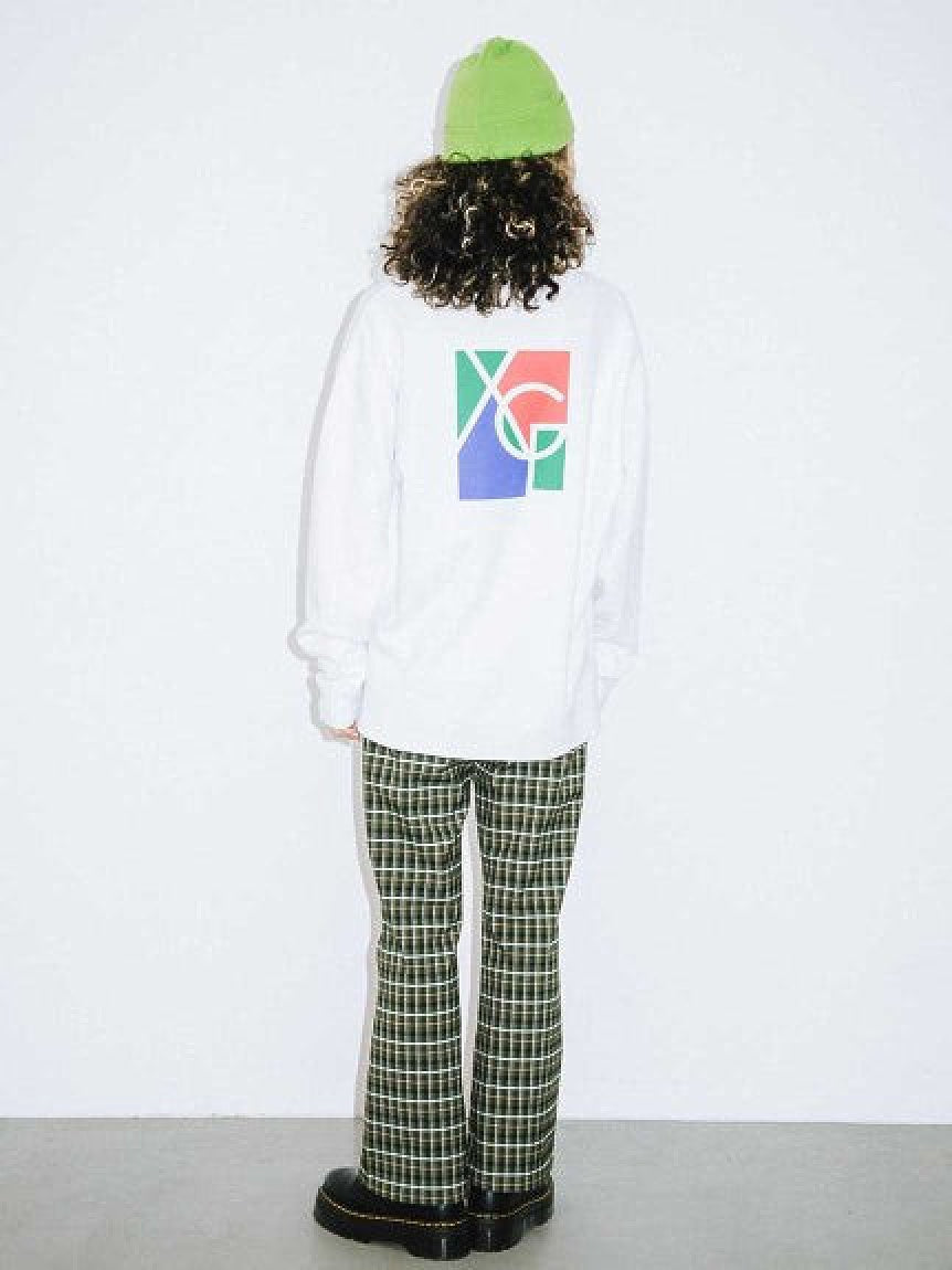 CLASSIC COLOR PLAID FLARE PANTS X-girl