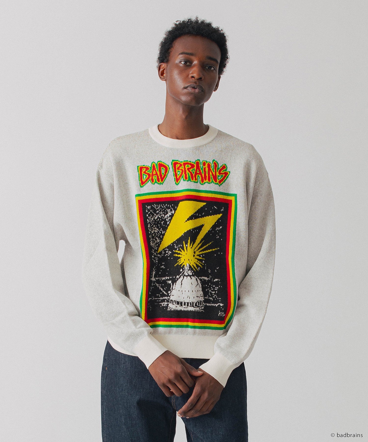 SILAS×BAD BRAINS DOUBLE JACQUARD SWEATER