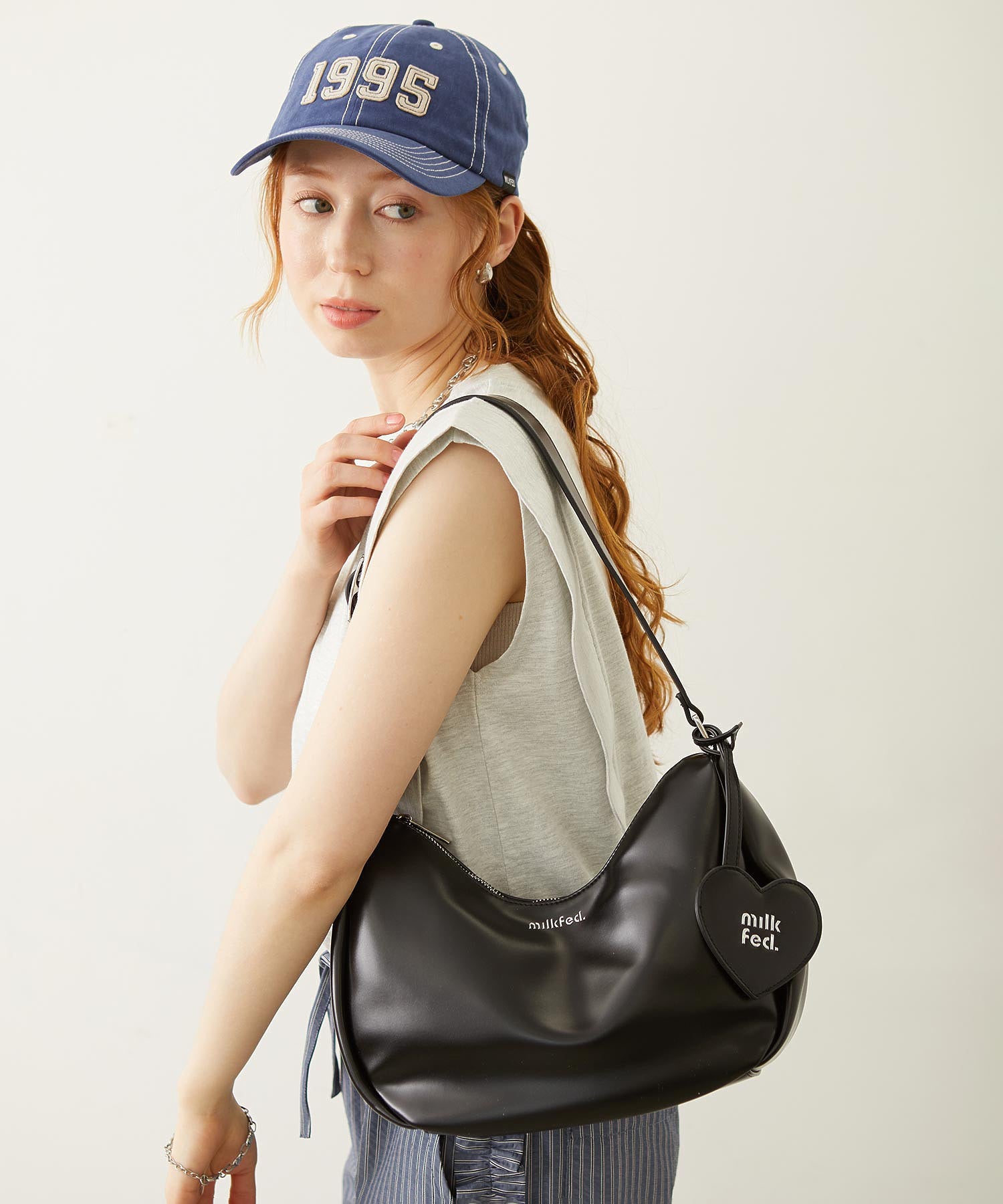 HEART MIRROR SHOULDER BAG