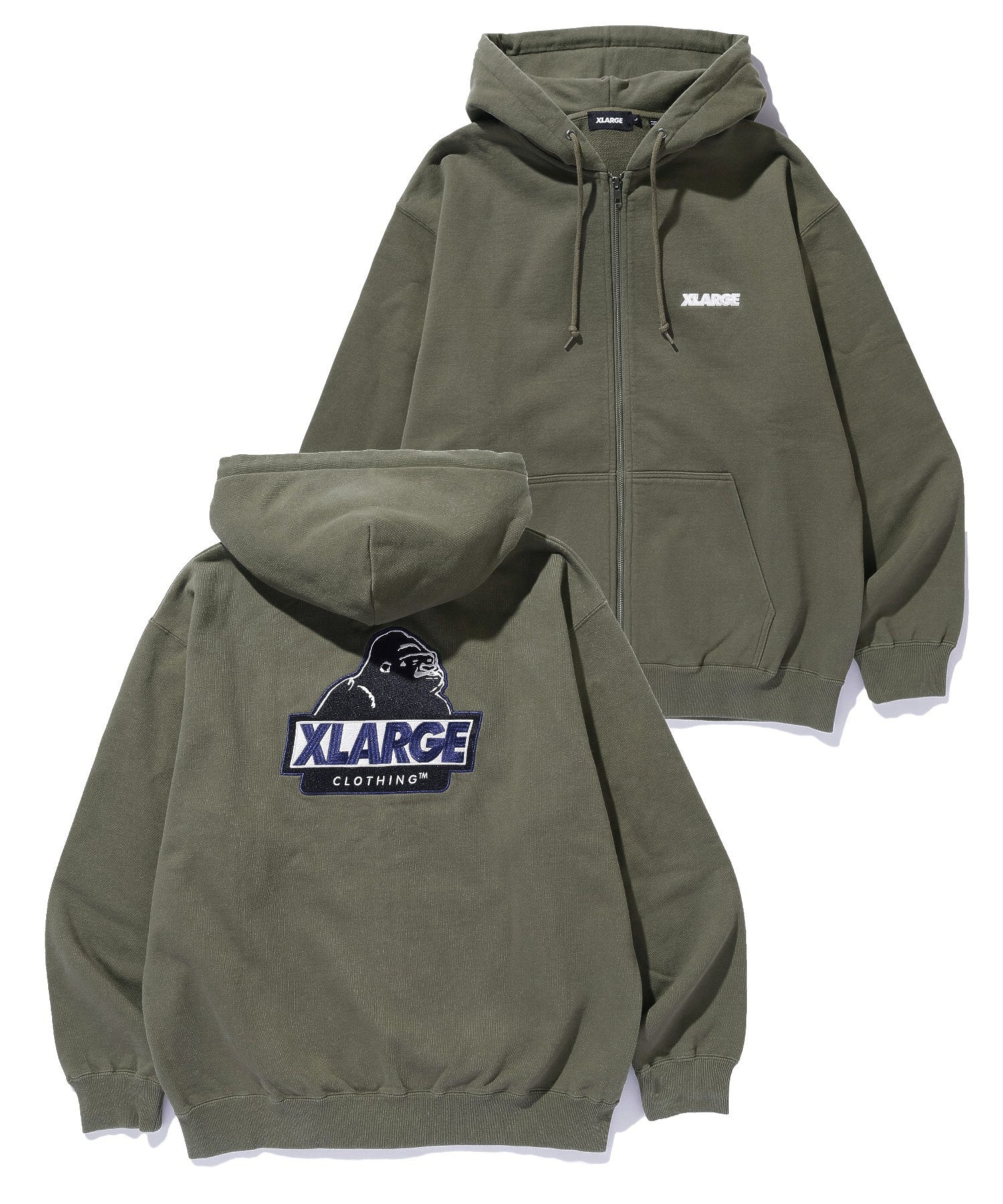 SLANTED OG ZIP HOODED SWEATSHIRT