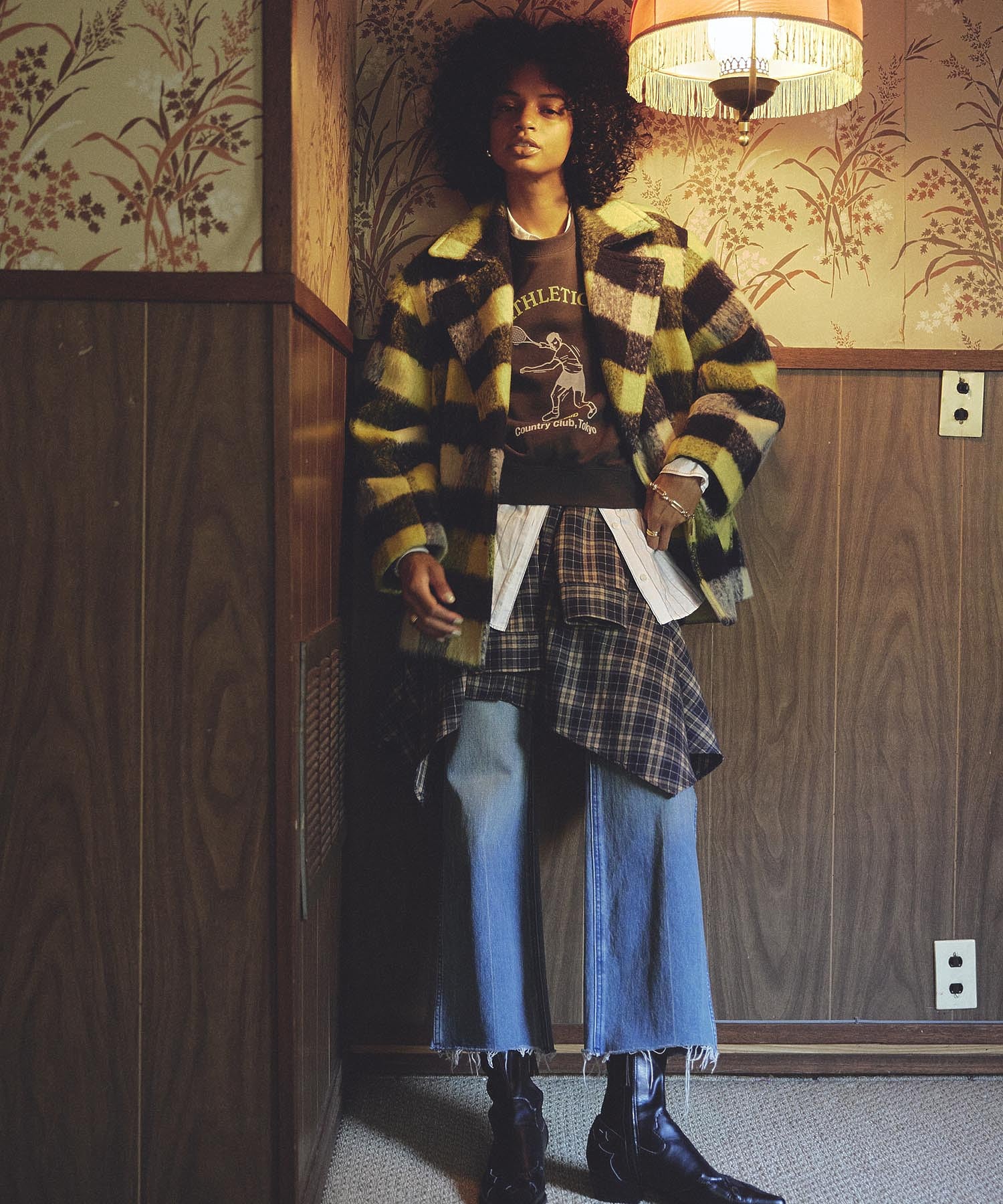 TIED SHIRT HEM SKIRT