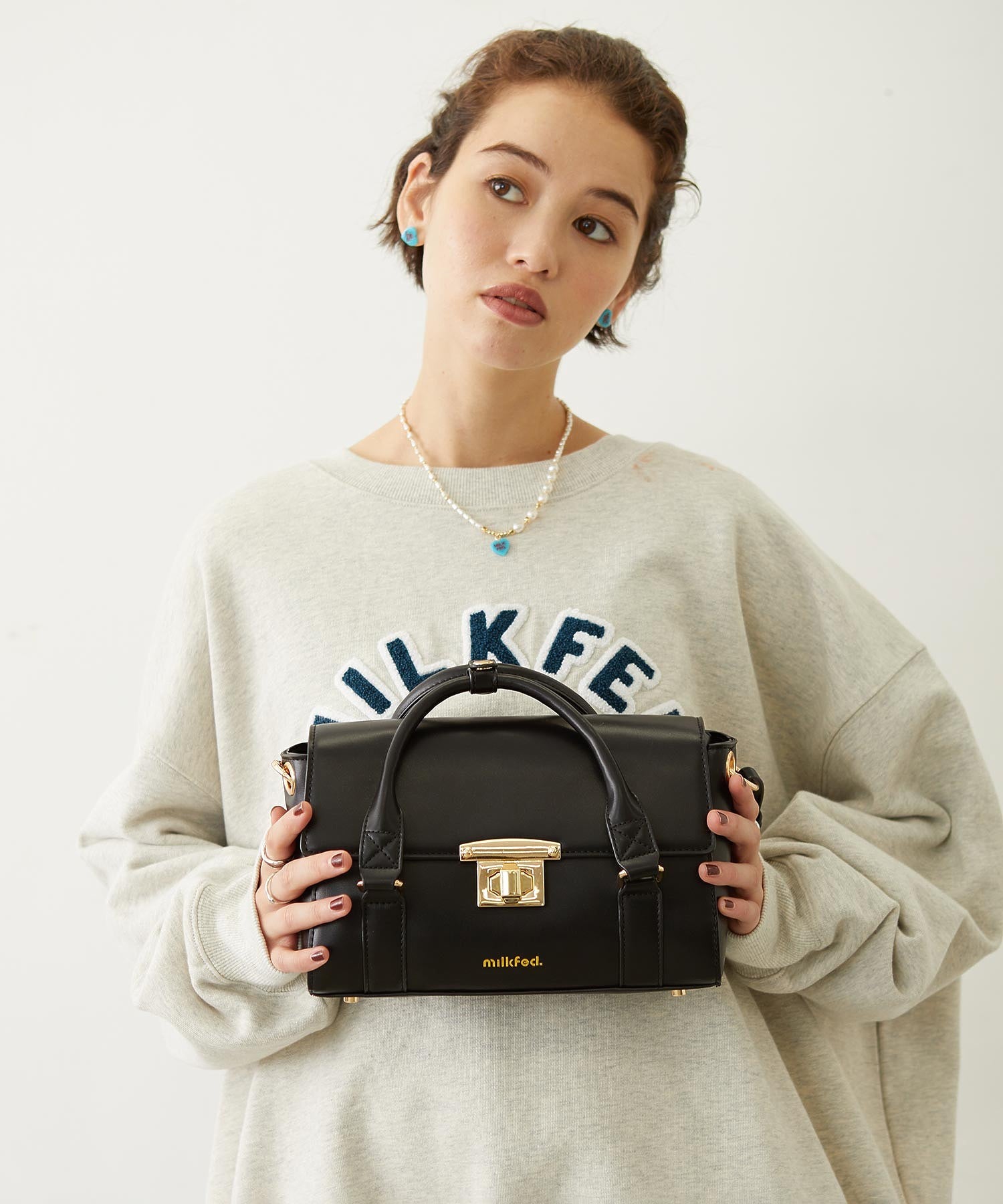 2WAY TOP HANDLE BAG
