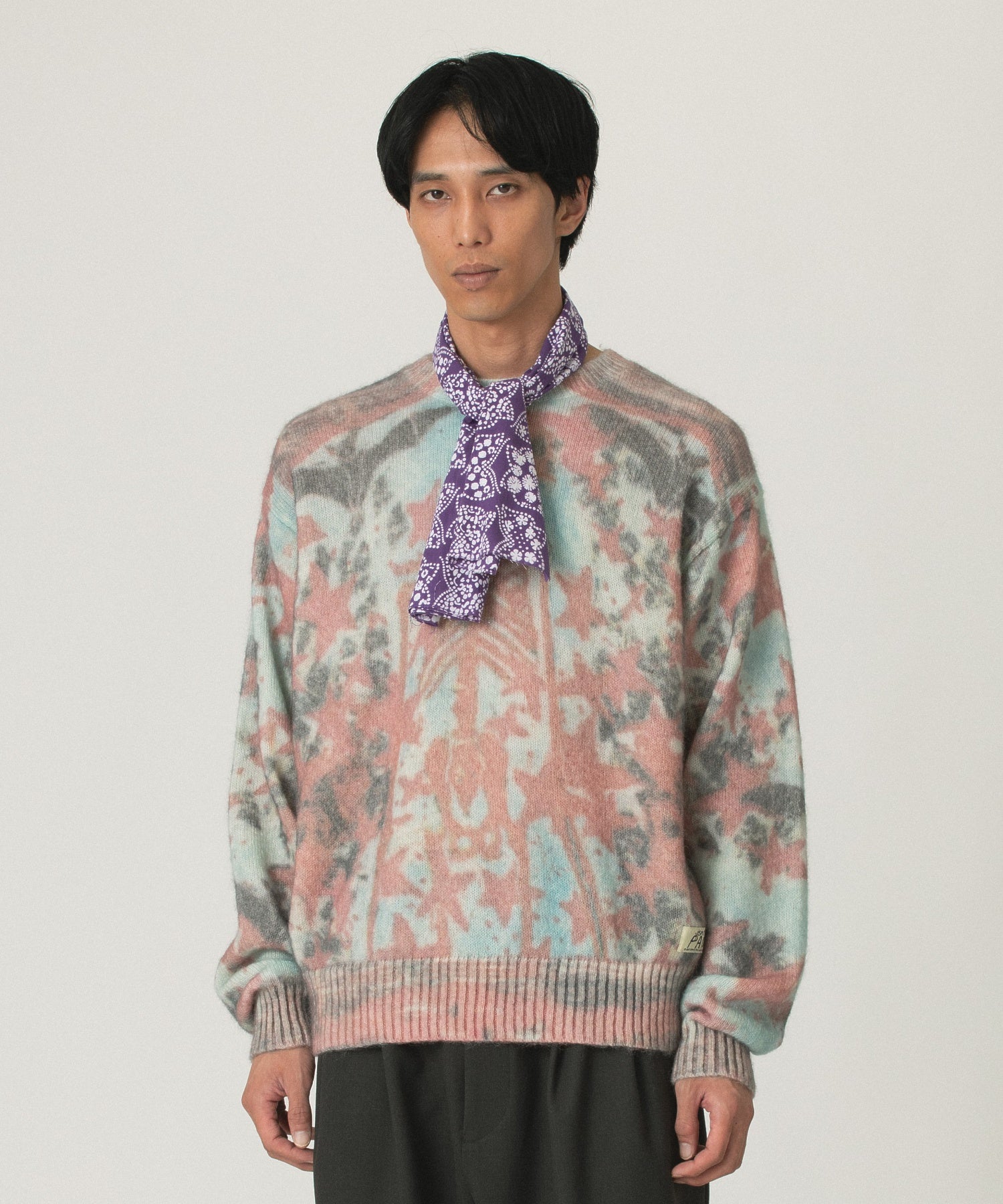 PERKS AND MINI/パークスアンドミニ/BACK TO LIFE FUZZY KNIT 8636
