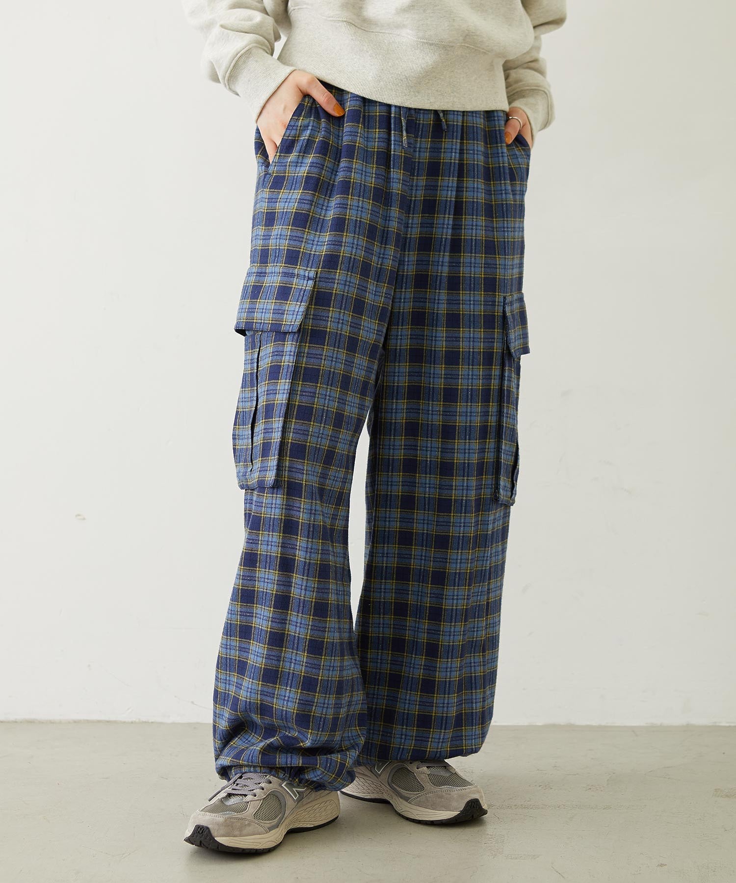 CHECKED CARGO PANTS