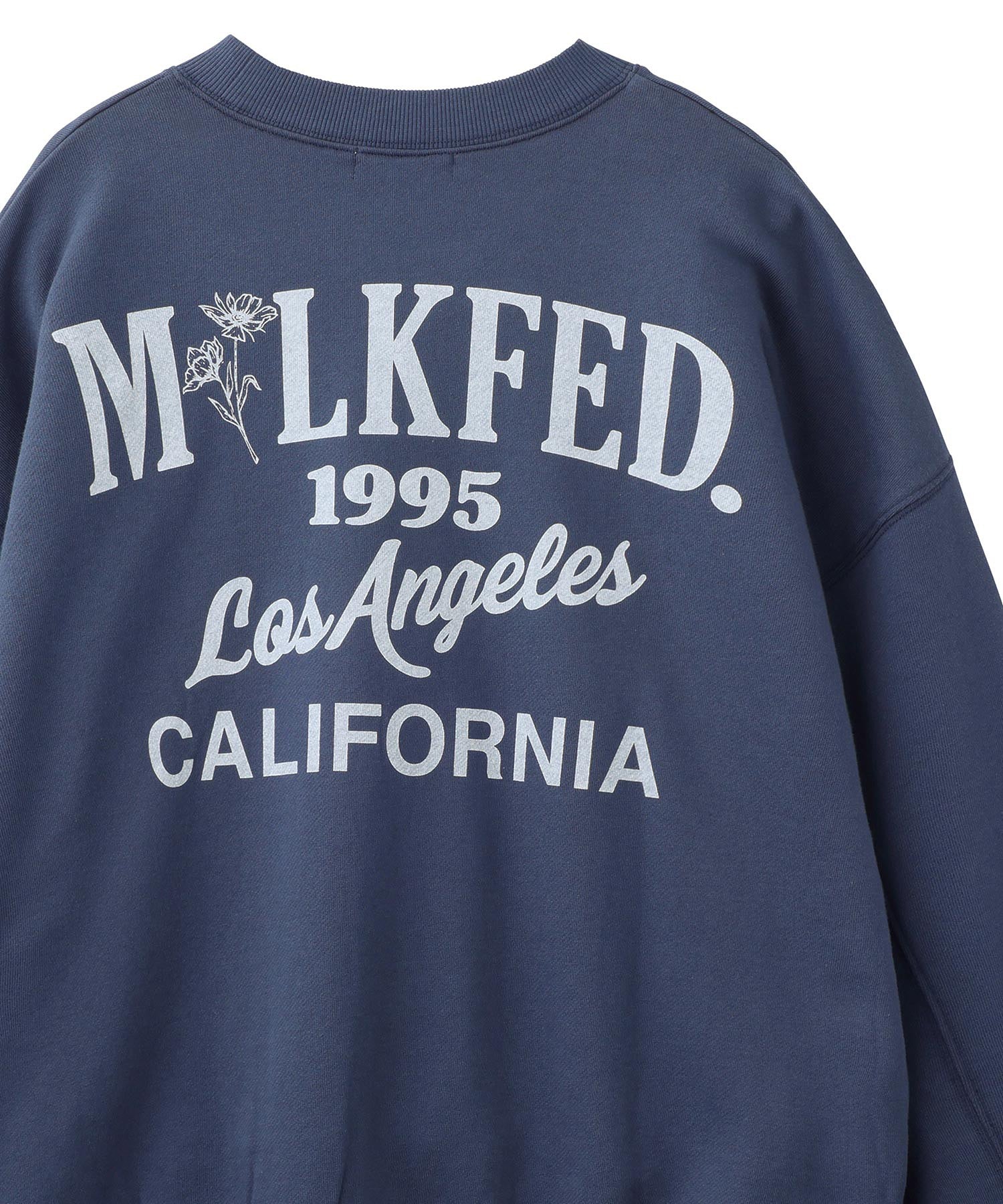 FLOWER LOGO SWEAT TOP MILKFED.