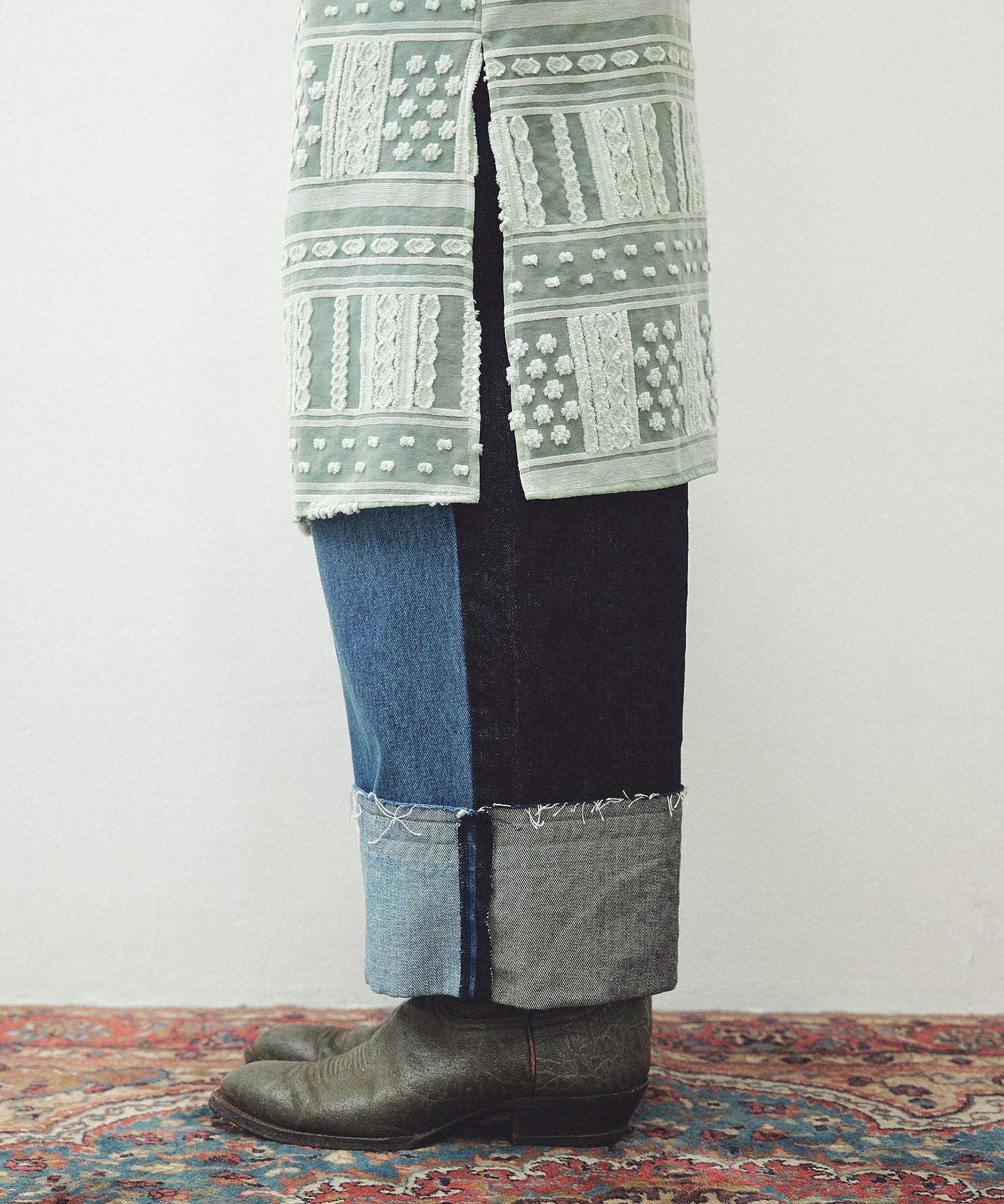 mici/DENIM REMAKE STYLE PANTS