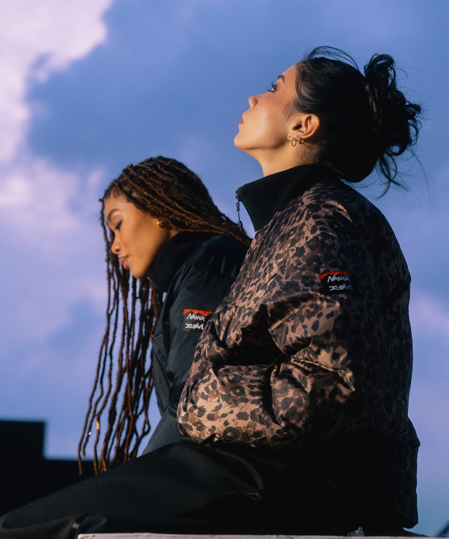 X-girl × NANGA PUFFER JACKET