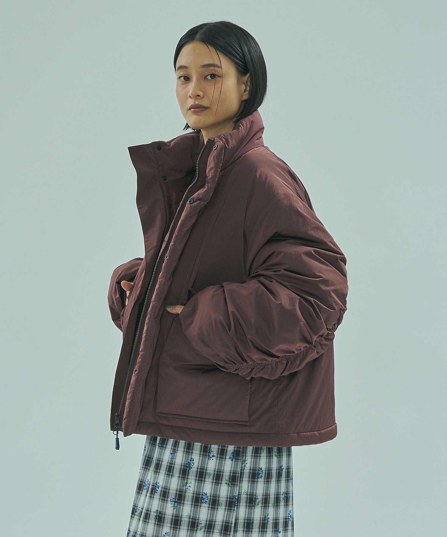 model:163cm 着用サイズ:M