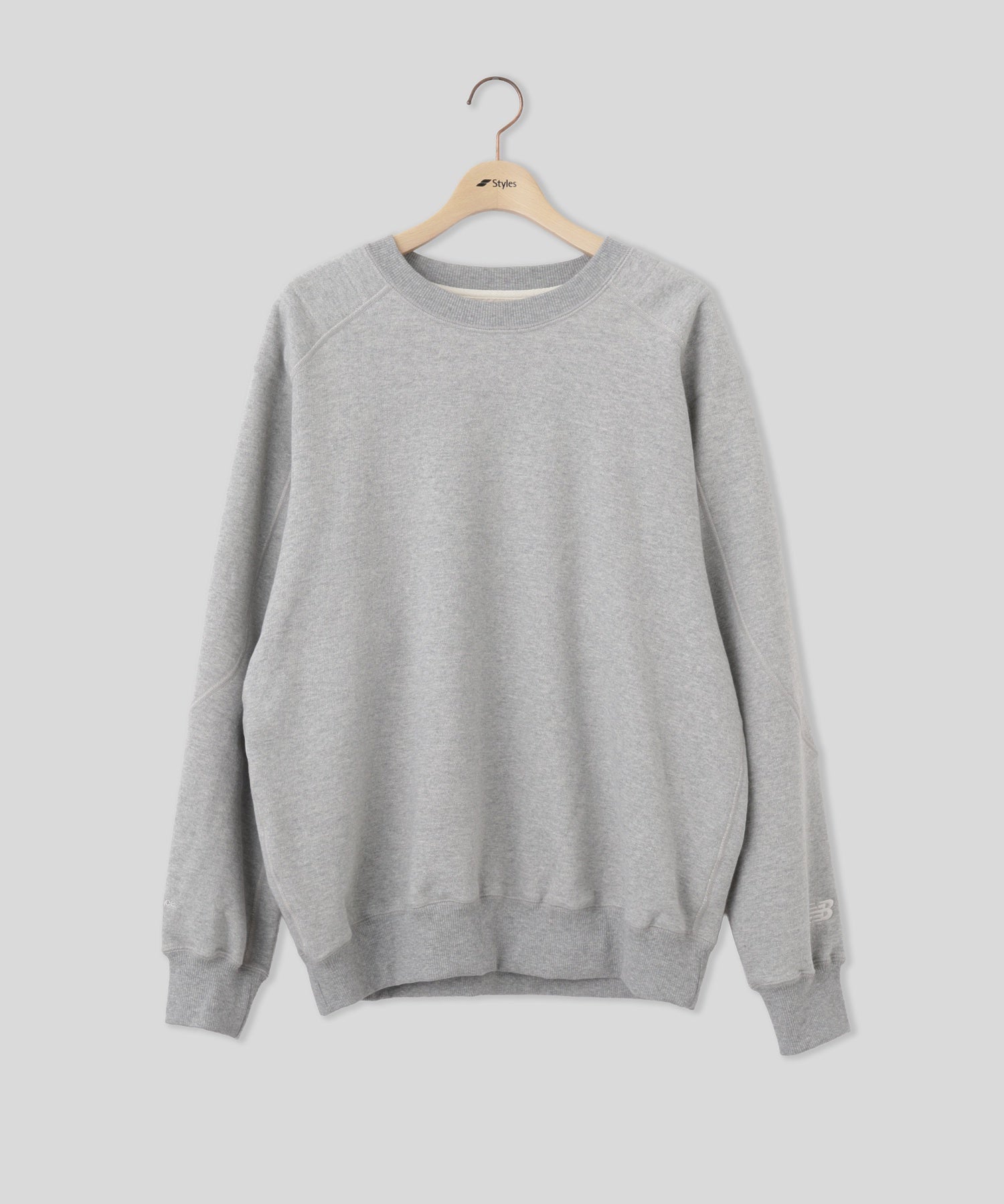 NEW BALANCE/ニューバランス/NB GREY SWEAT CREW MT6290X9