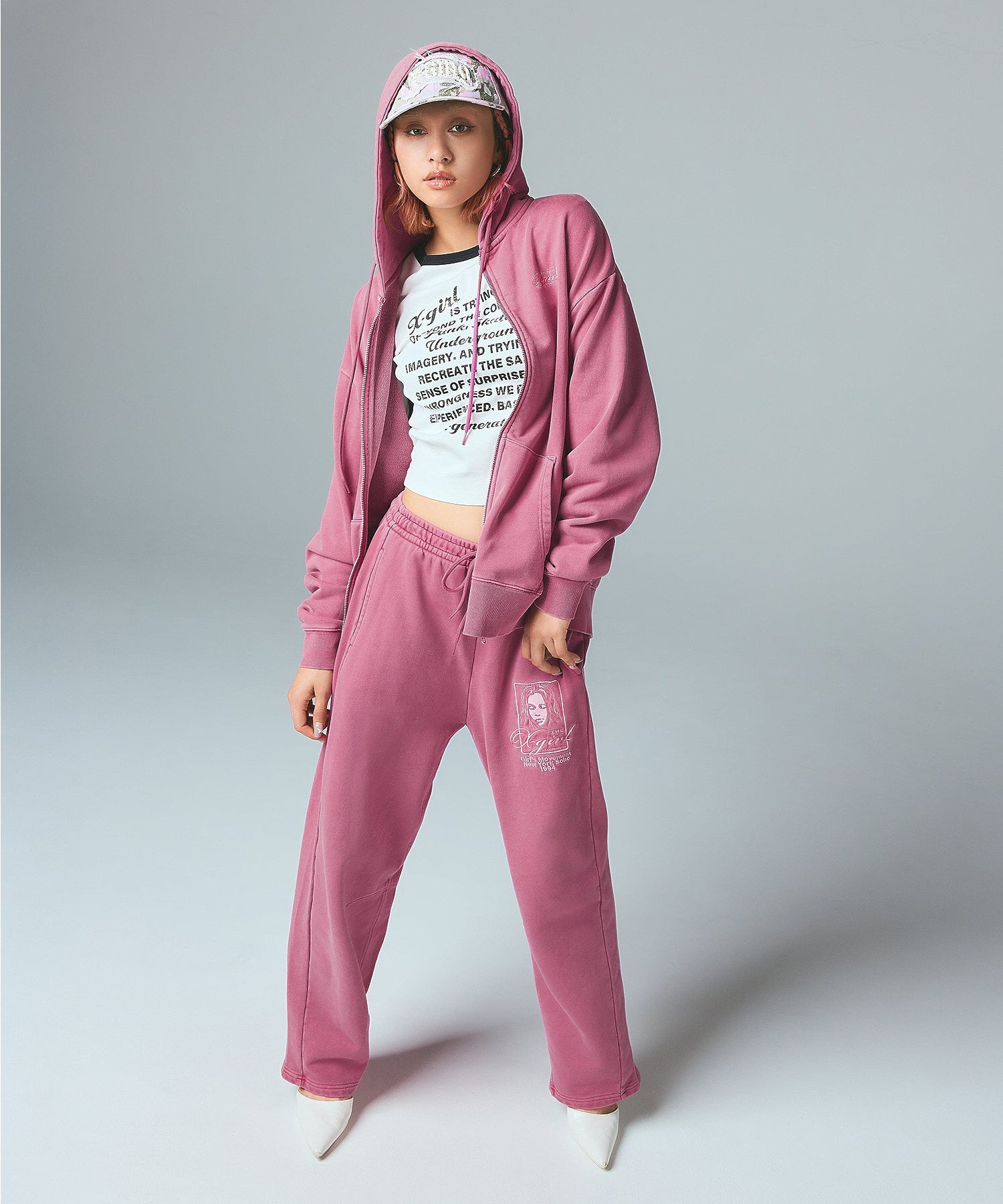 LETTERING L/S COMPACT TOP