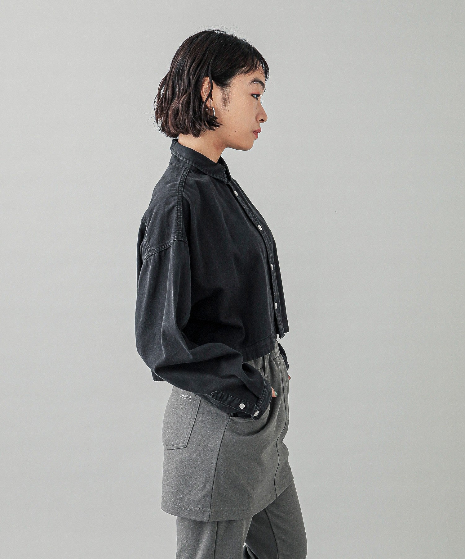 FACE 2WAY LENGTH L/S SHIRT