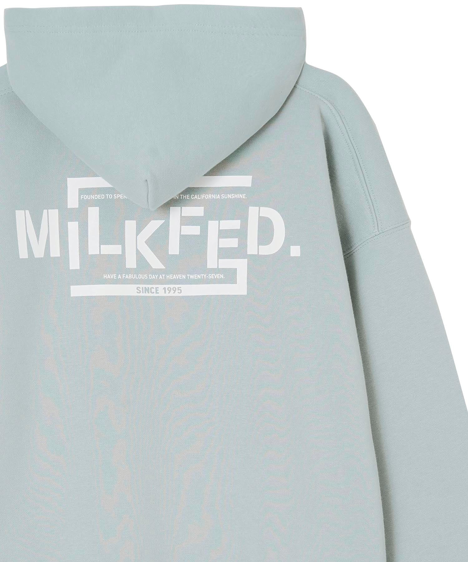 STENCIL BIG SWEAT HOODIE MILKFED.