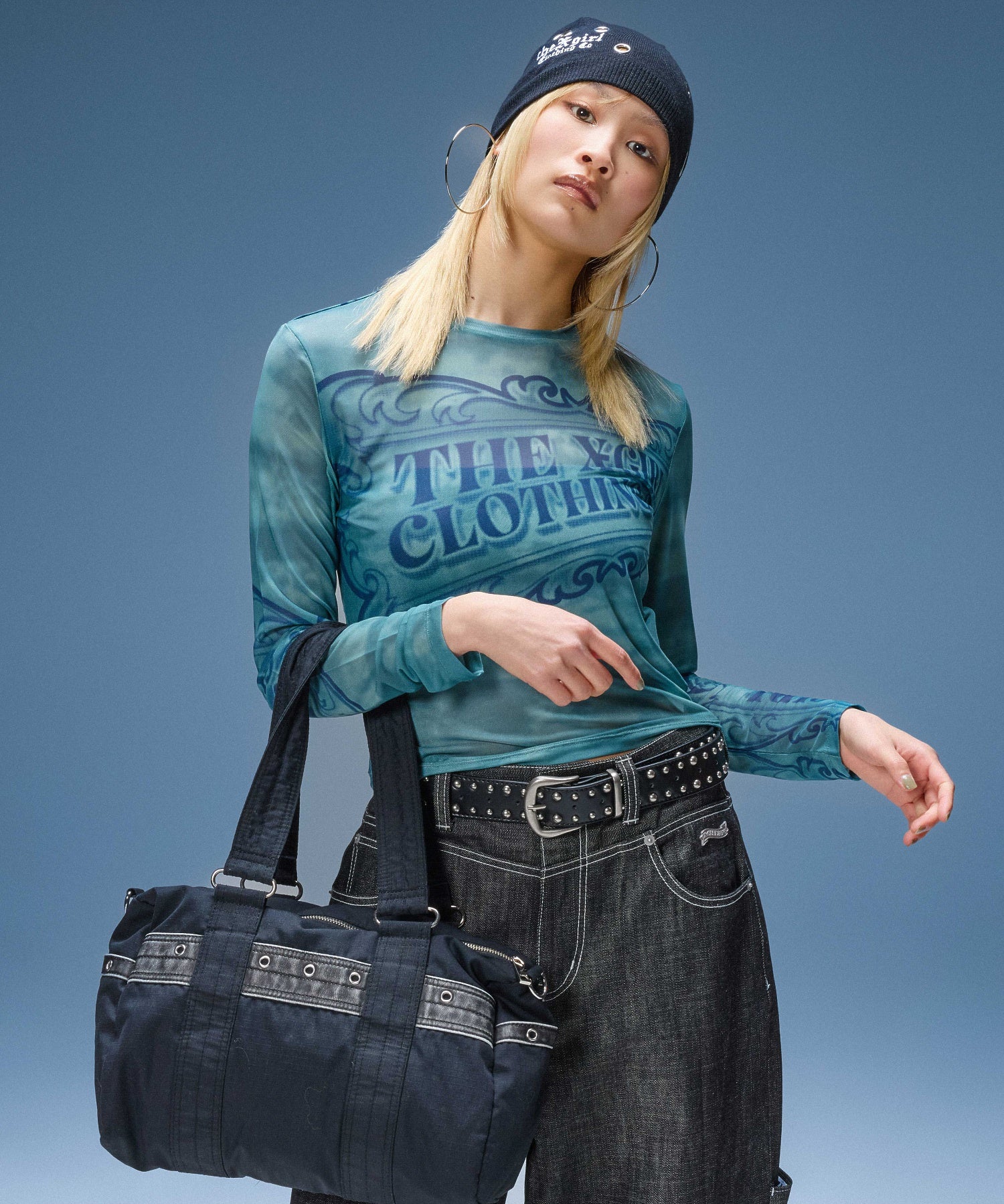 ORNAMENT LOGO MESH TOP