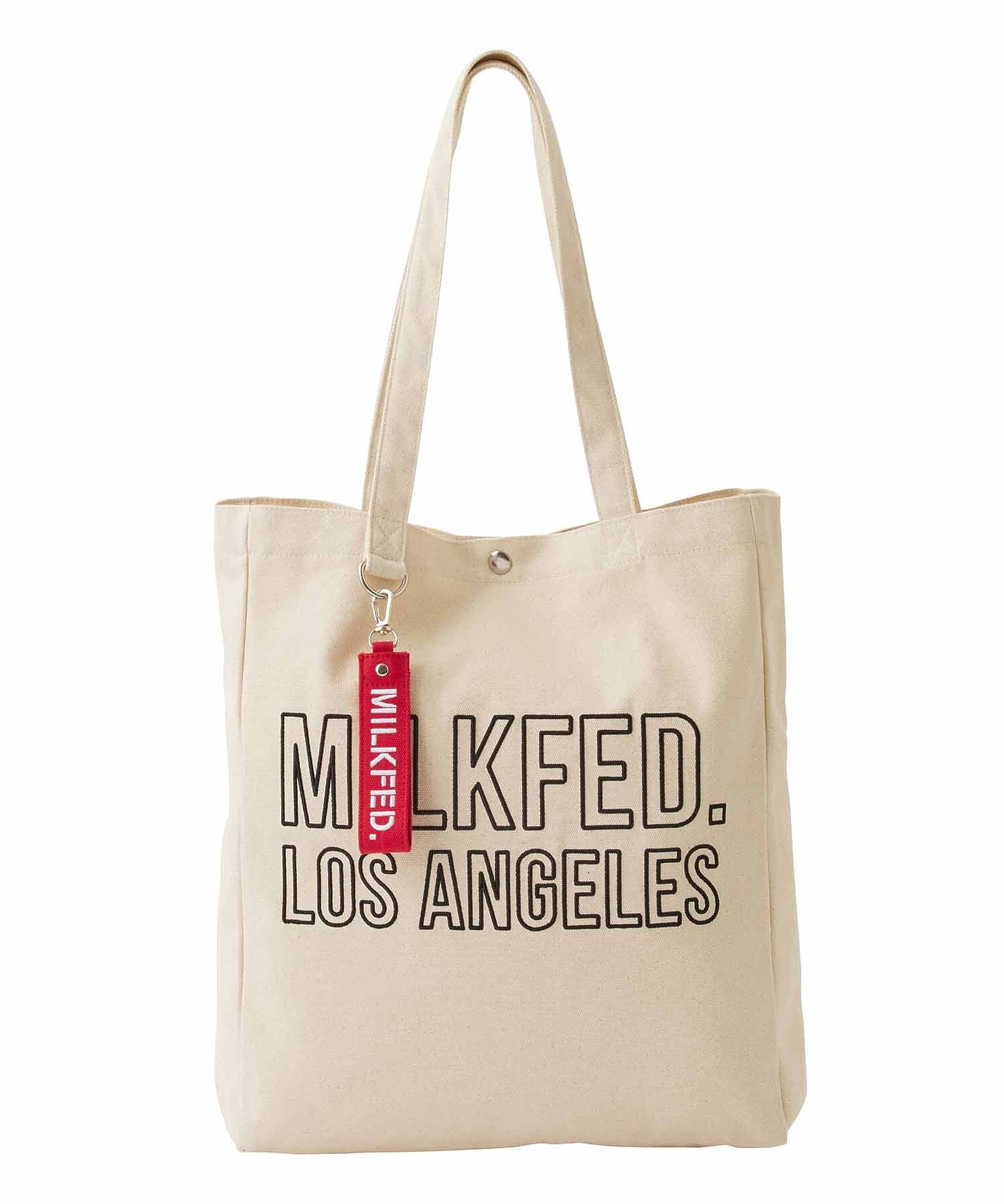 EMBROIDERY OUTLINE LOGO TOTE MILKFED.