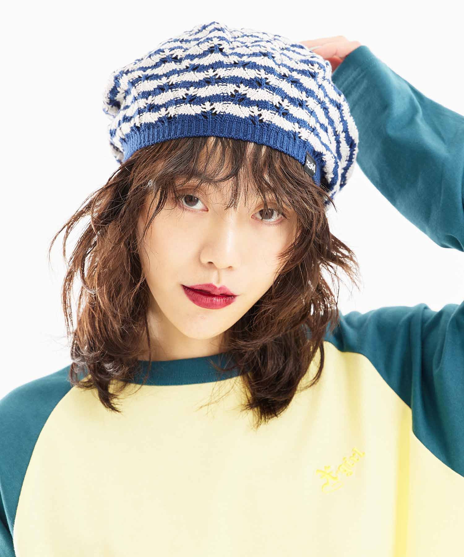 STRIPED KNIT BERET X-girl