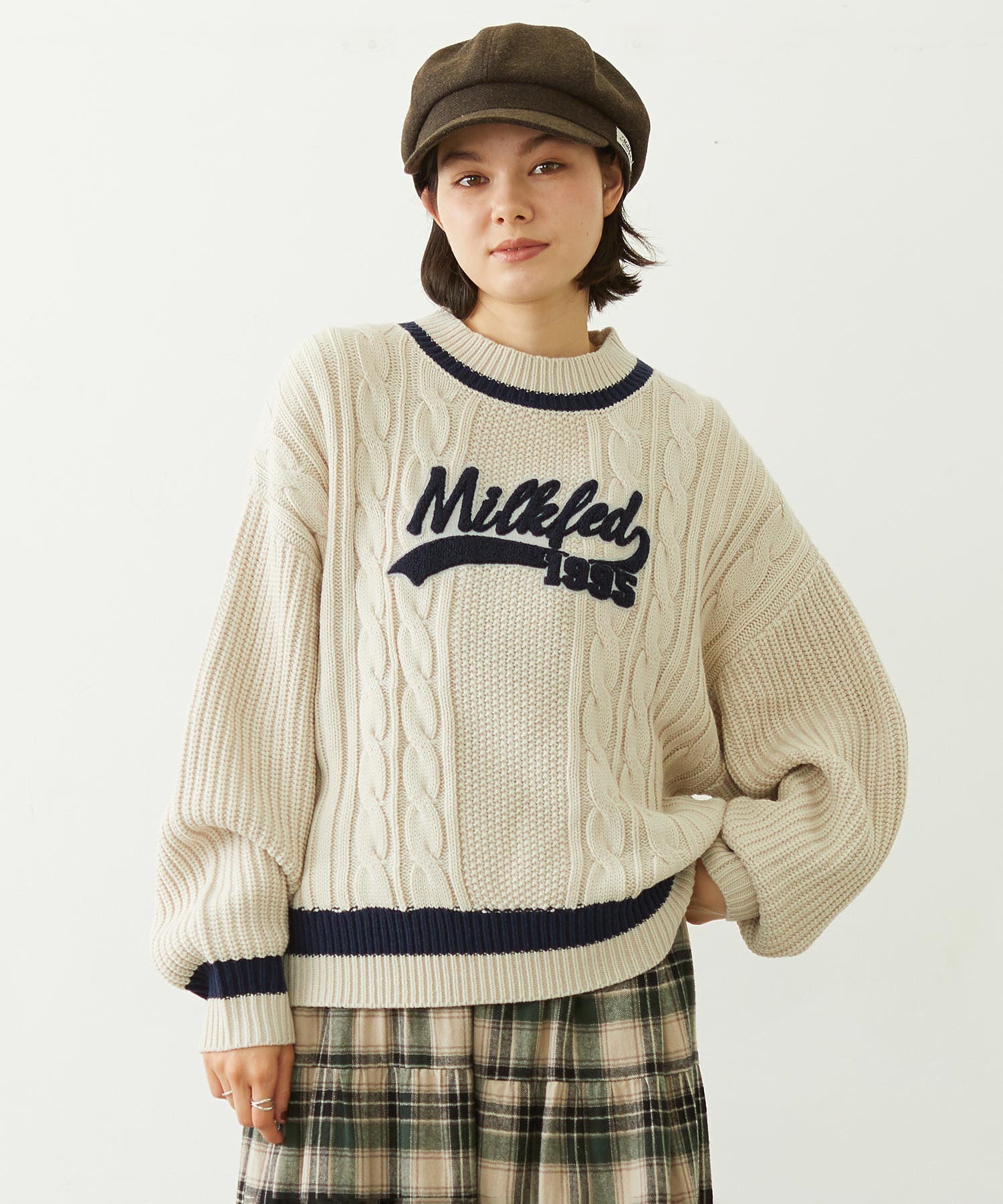 CRICKET KNIT PATCH TOP