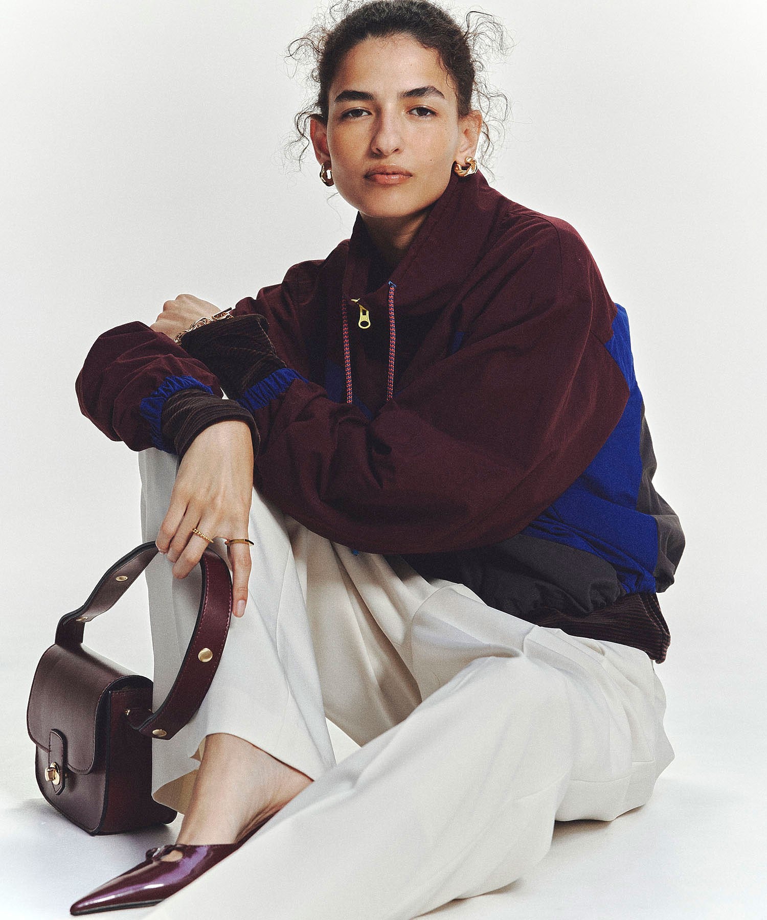 MILLELA FIRENZE/SMOOTH LEATHER SHOULDER BAG
