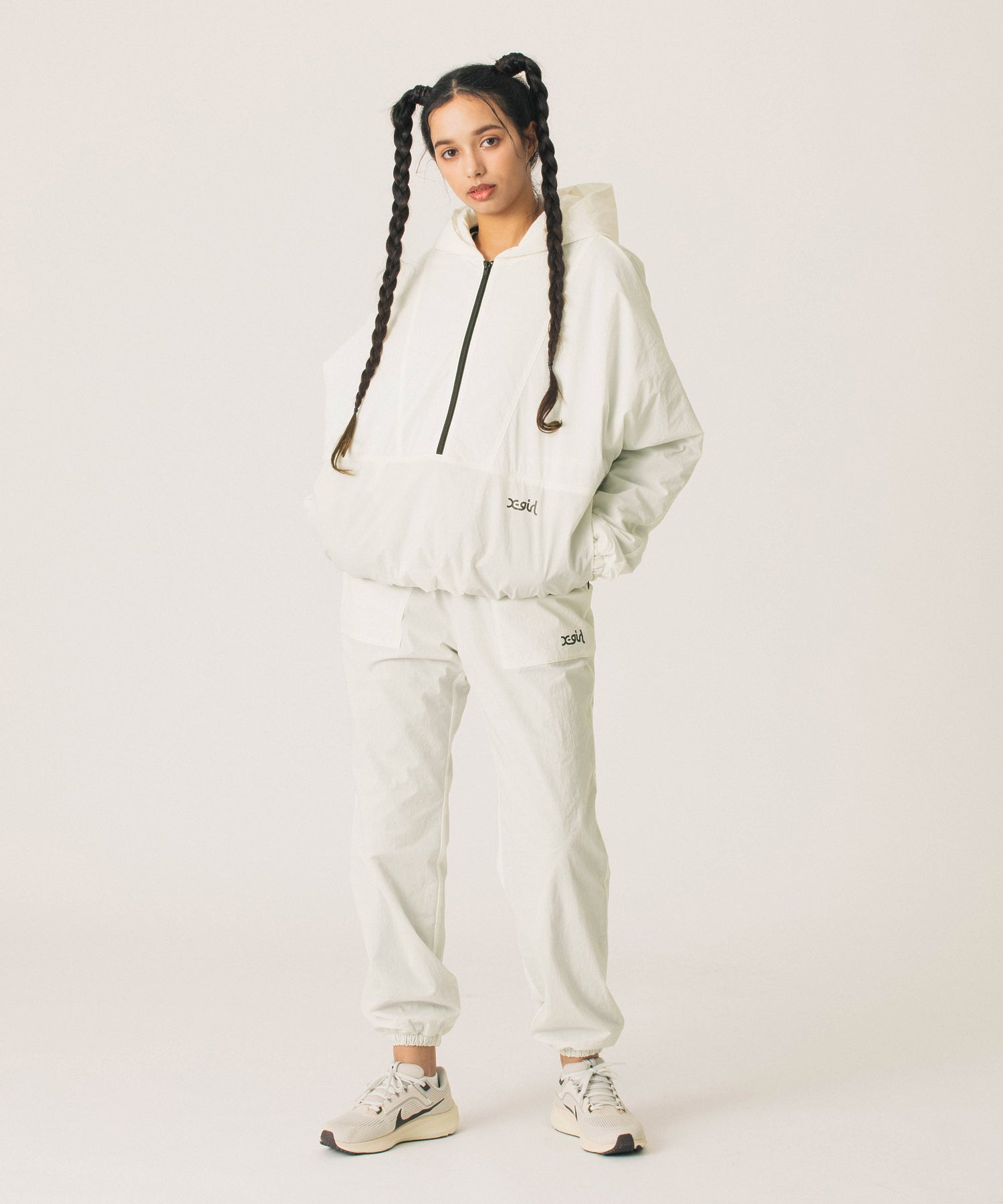 STRETCH PUFFER PULLOVER JACKET