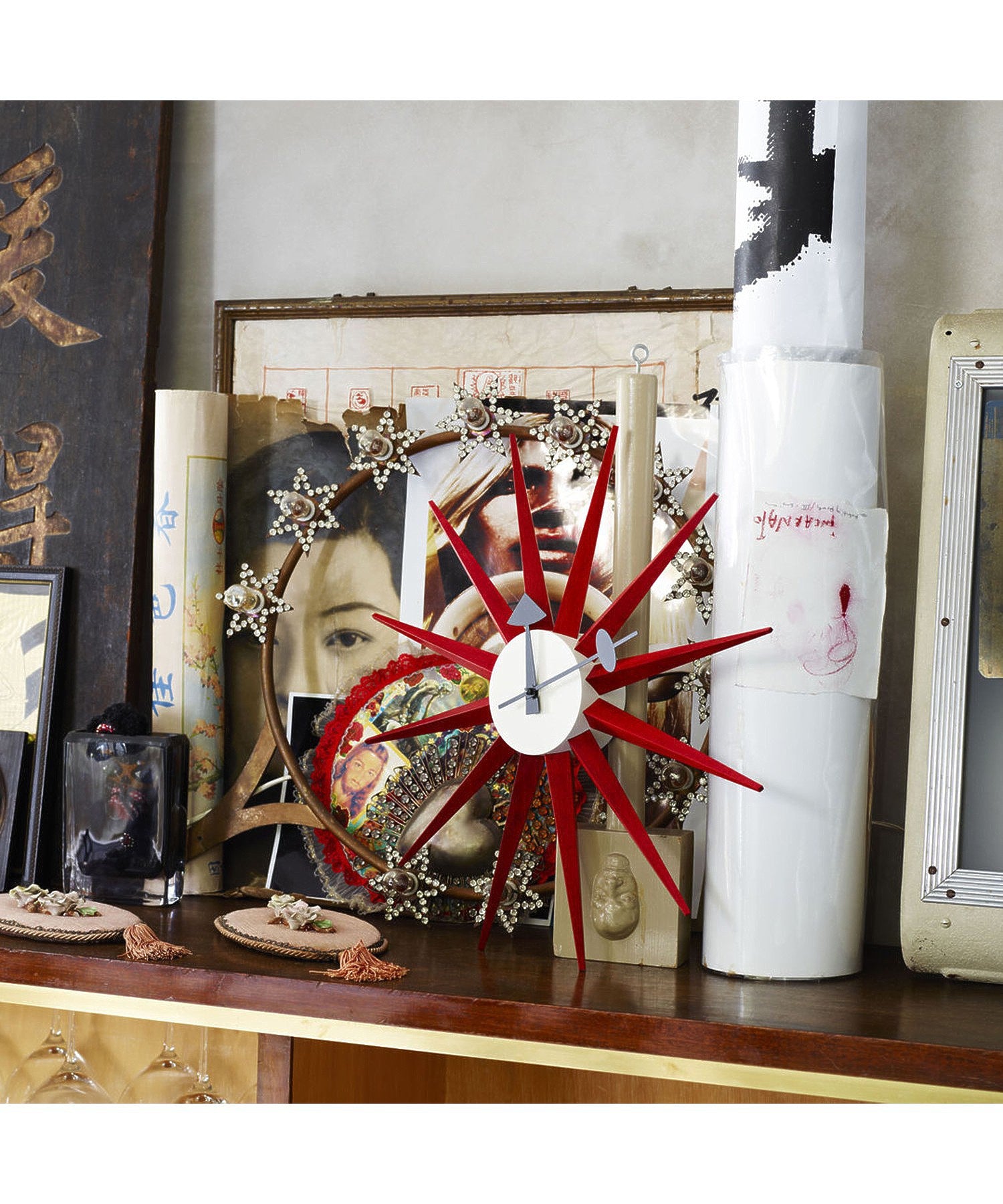 Vitra Sunburst Clock Multi