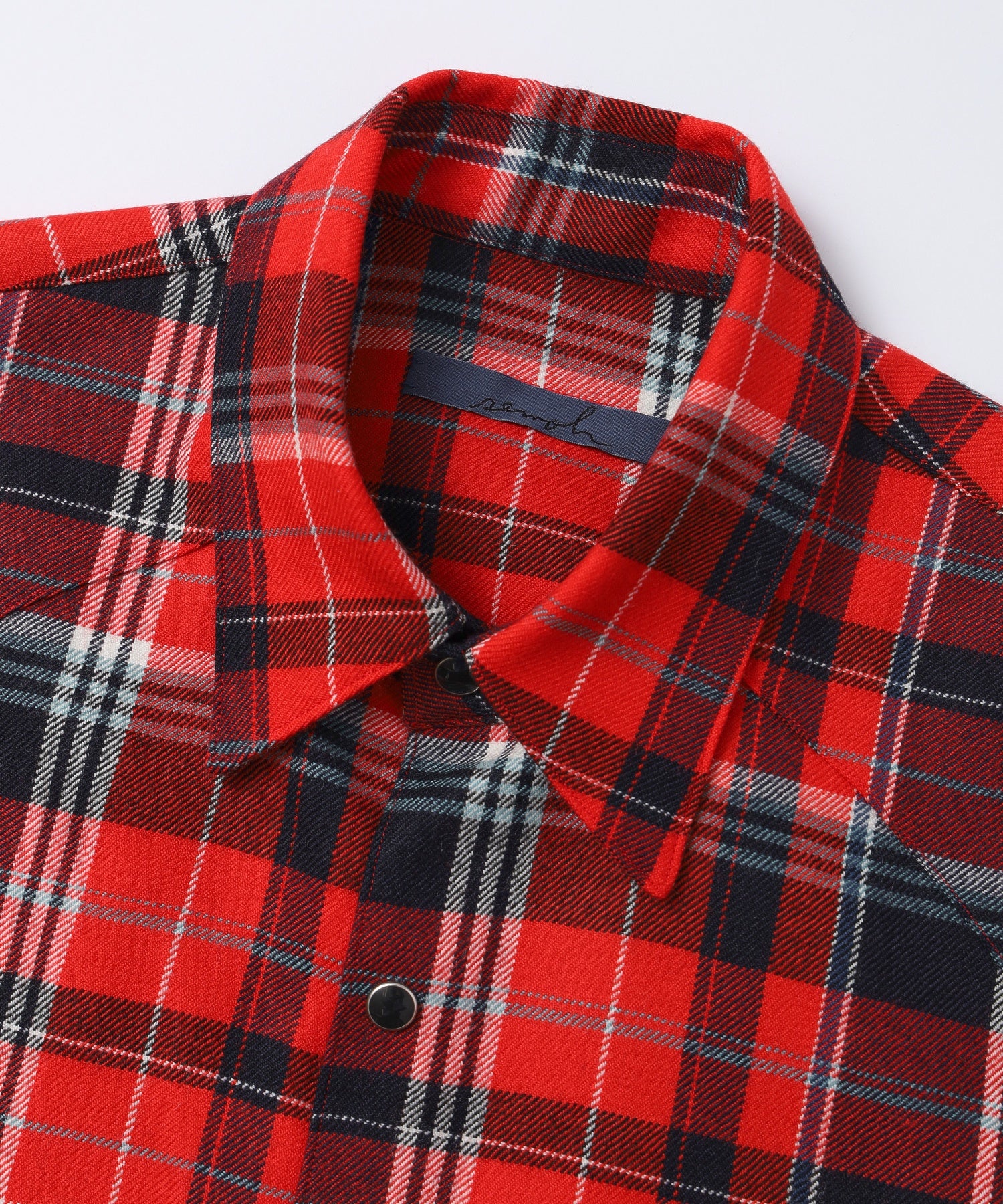 SEMOH/セモー/Eastern Western Shirt Wool Check 30-1-05