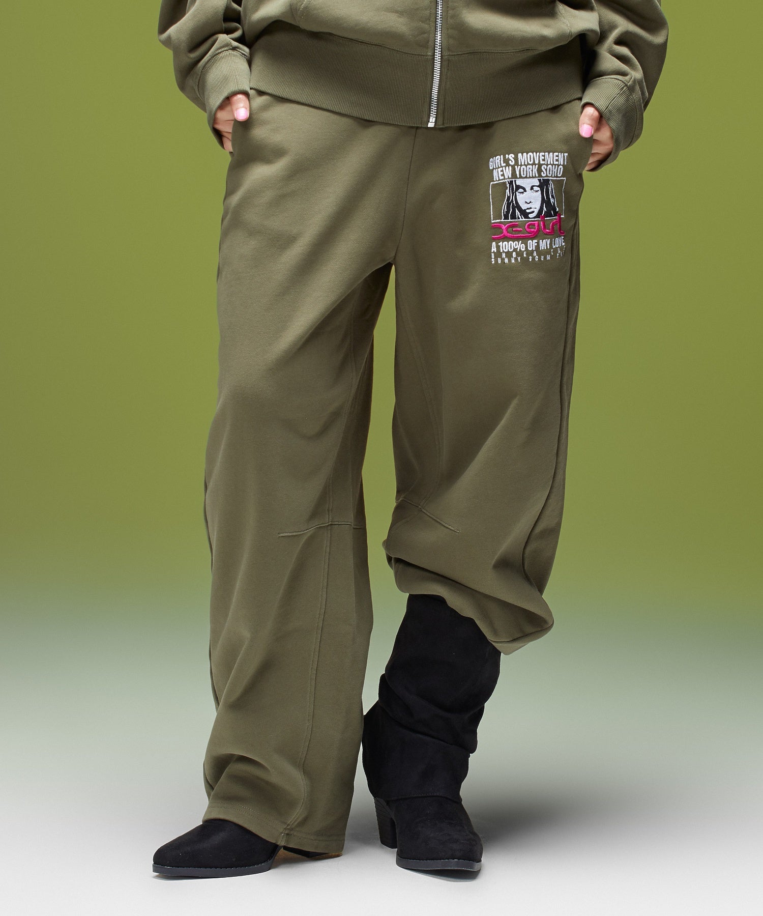 FACE BOX AND MESSAGE SWEATPANTS