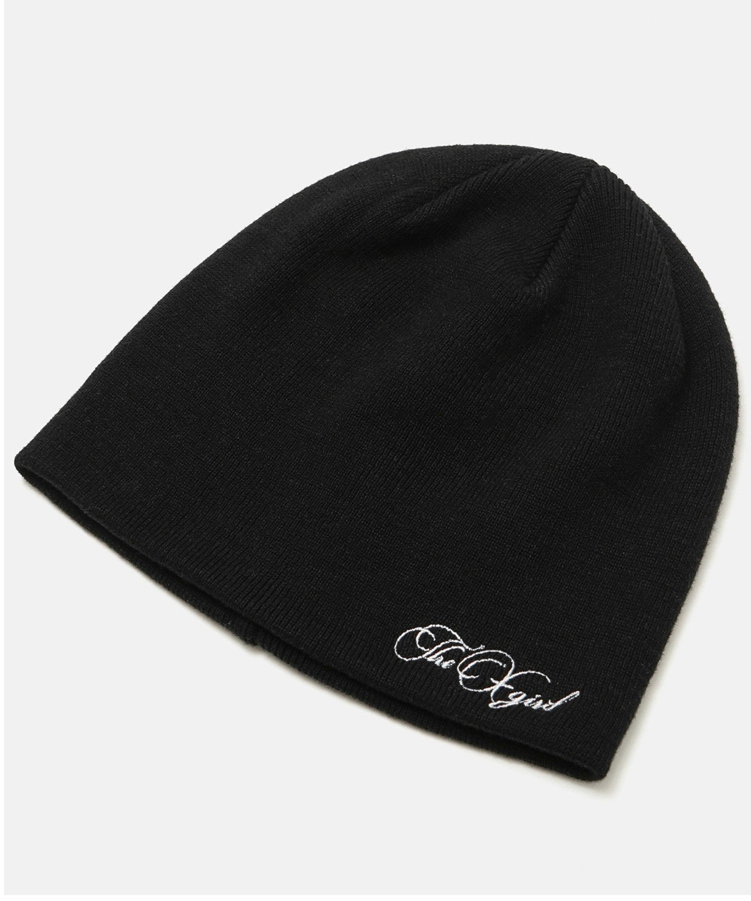PENCIL SCRIPT LOGO EMBROIDERED BEANIE