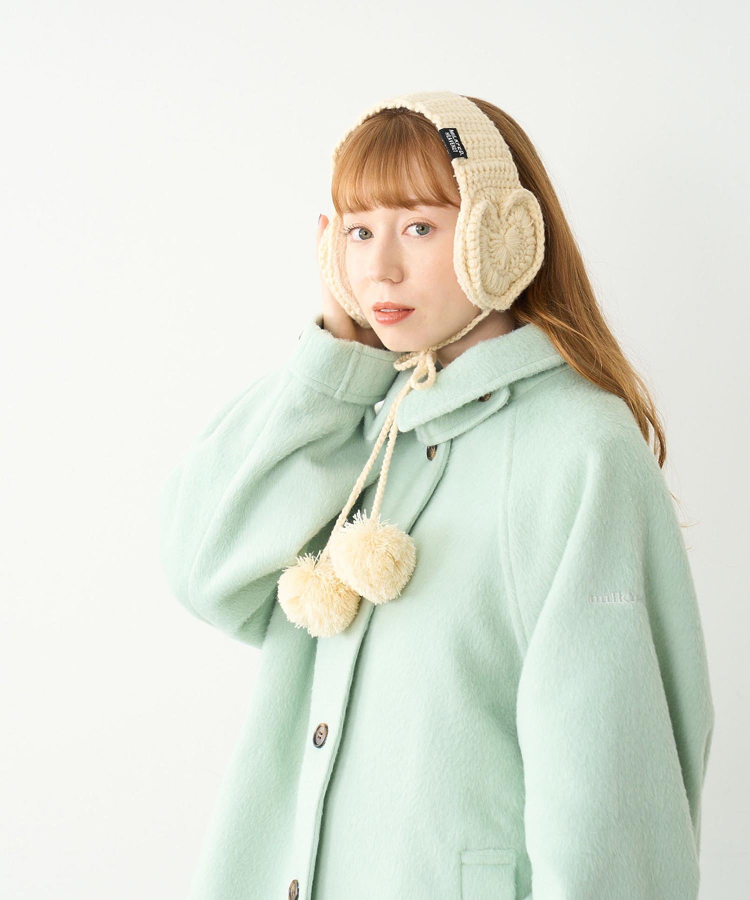 HEART KNIT EARMUFFS