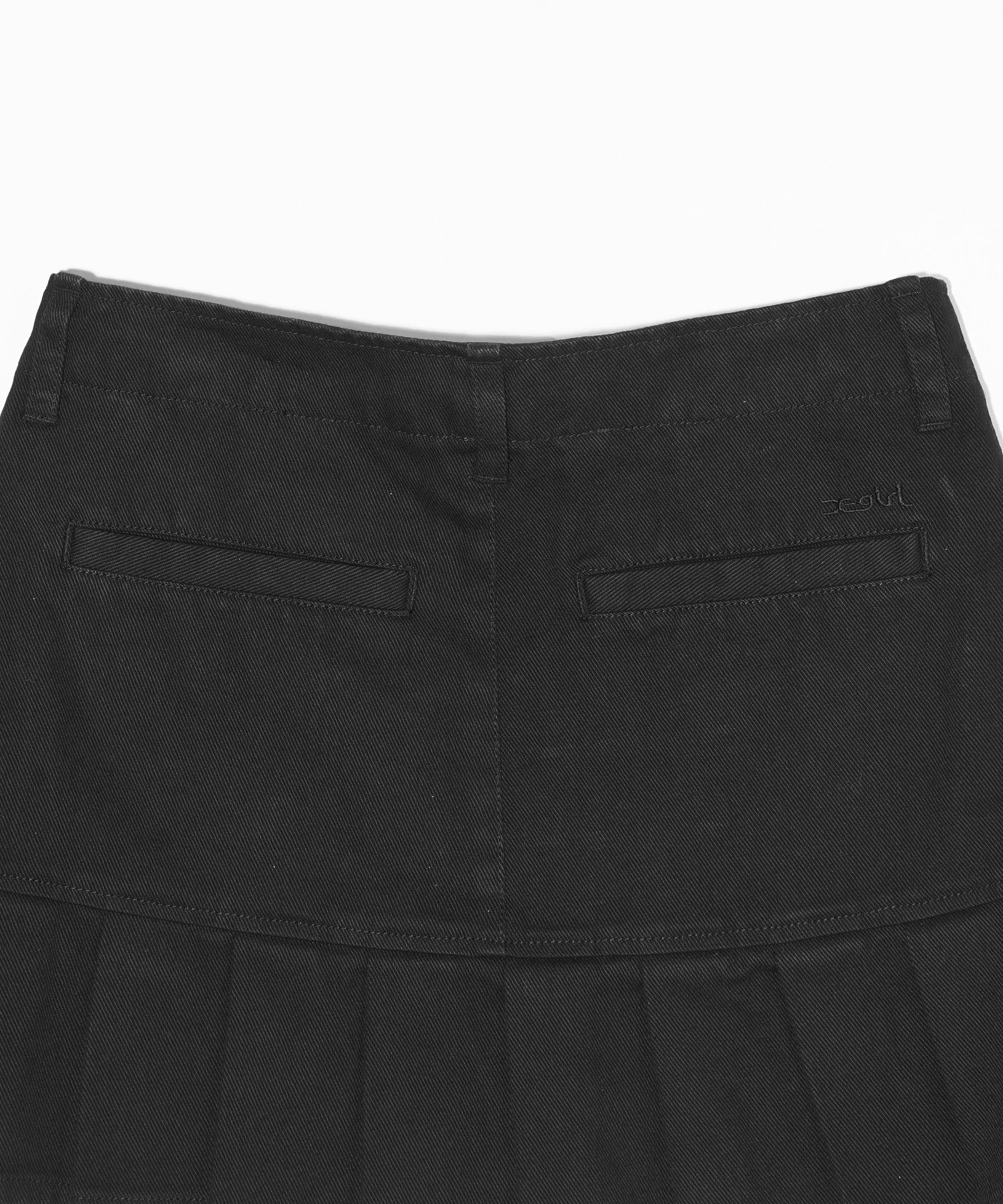 LOW RISE PLEATED MINI SKIRT