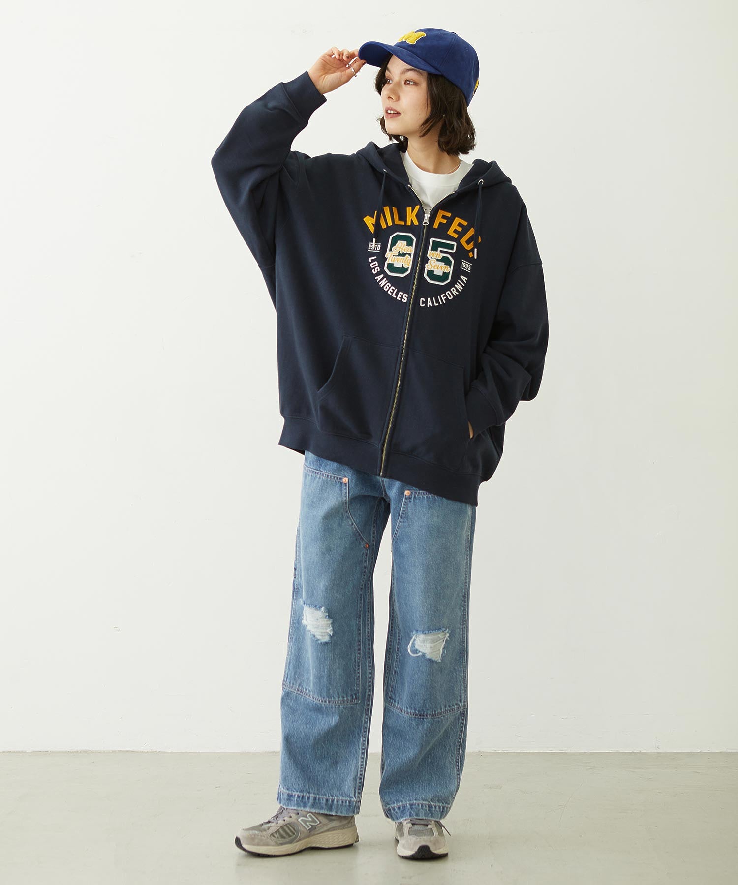 INITIAL EMBROIDERED CAP