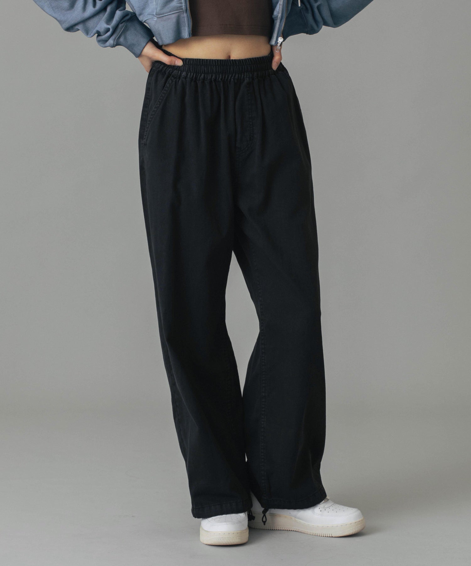 FACE LABEL EASY PANTS