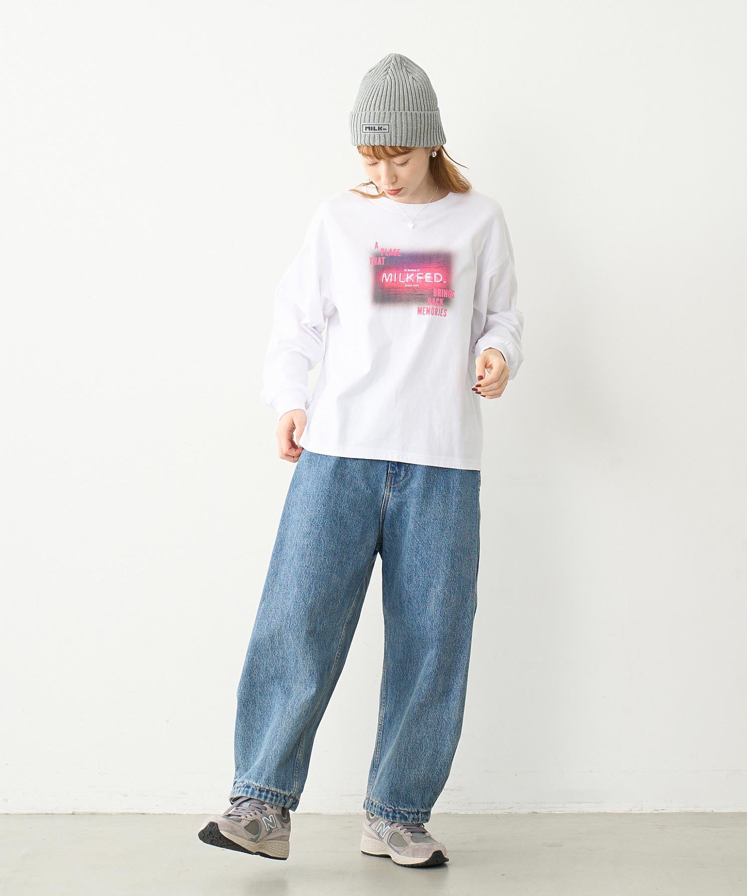 WIDE LEG BAGGY DENIM PANTS