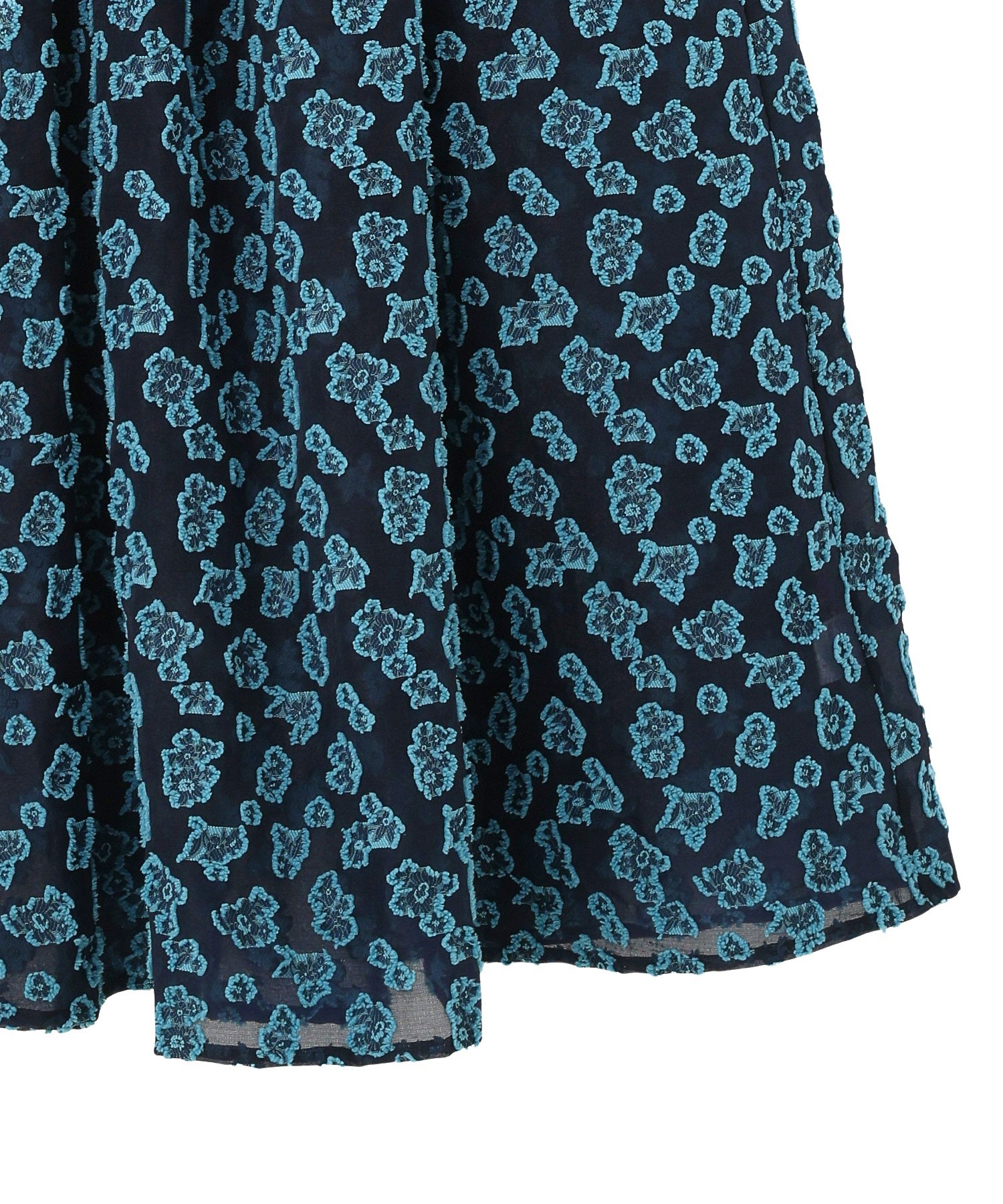 FLOWER JACQUARD DRESS