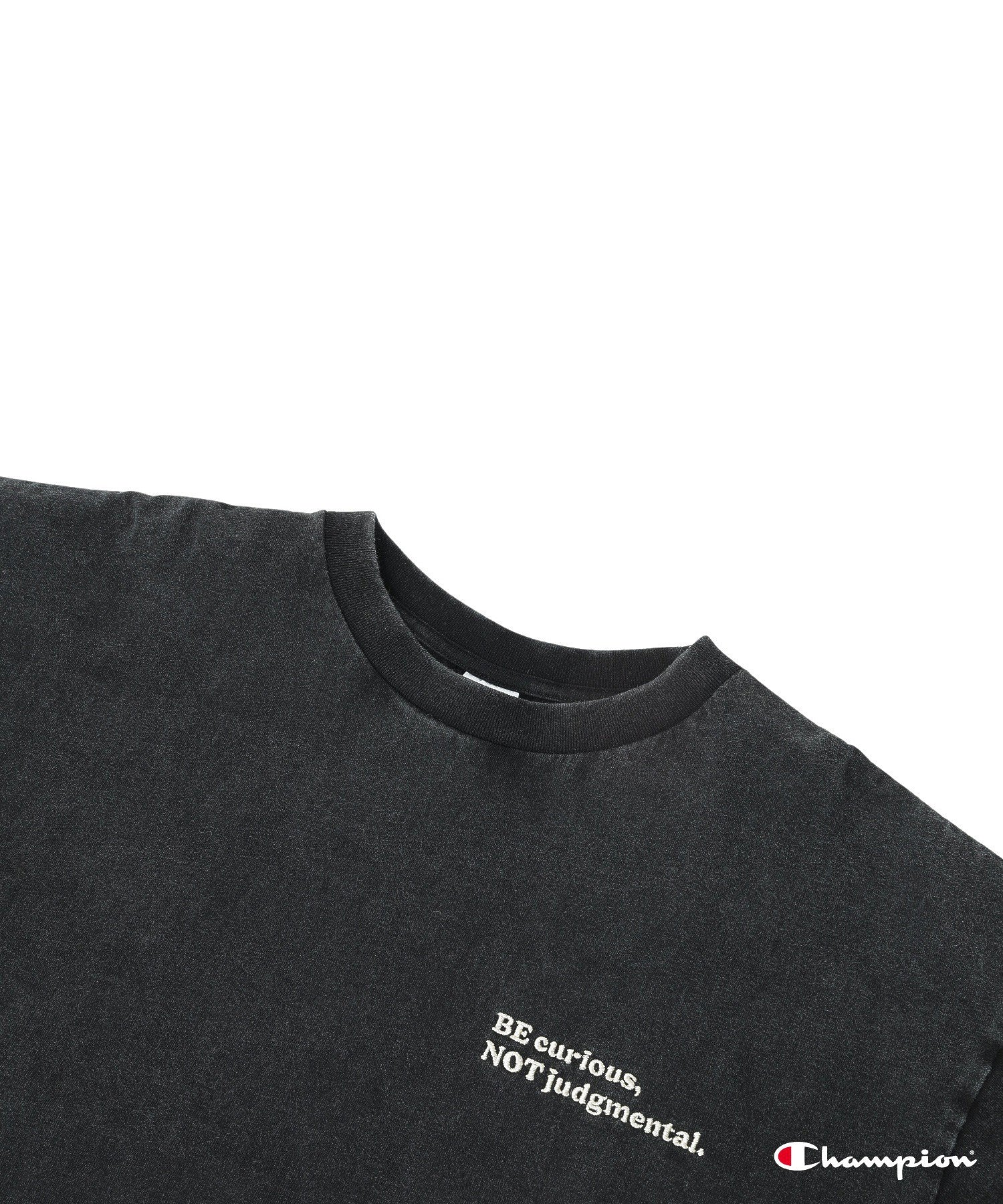 【Champion別注】ROSE BUD×Champion/LOGO EMBROIDERY BIG TEE