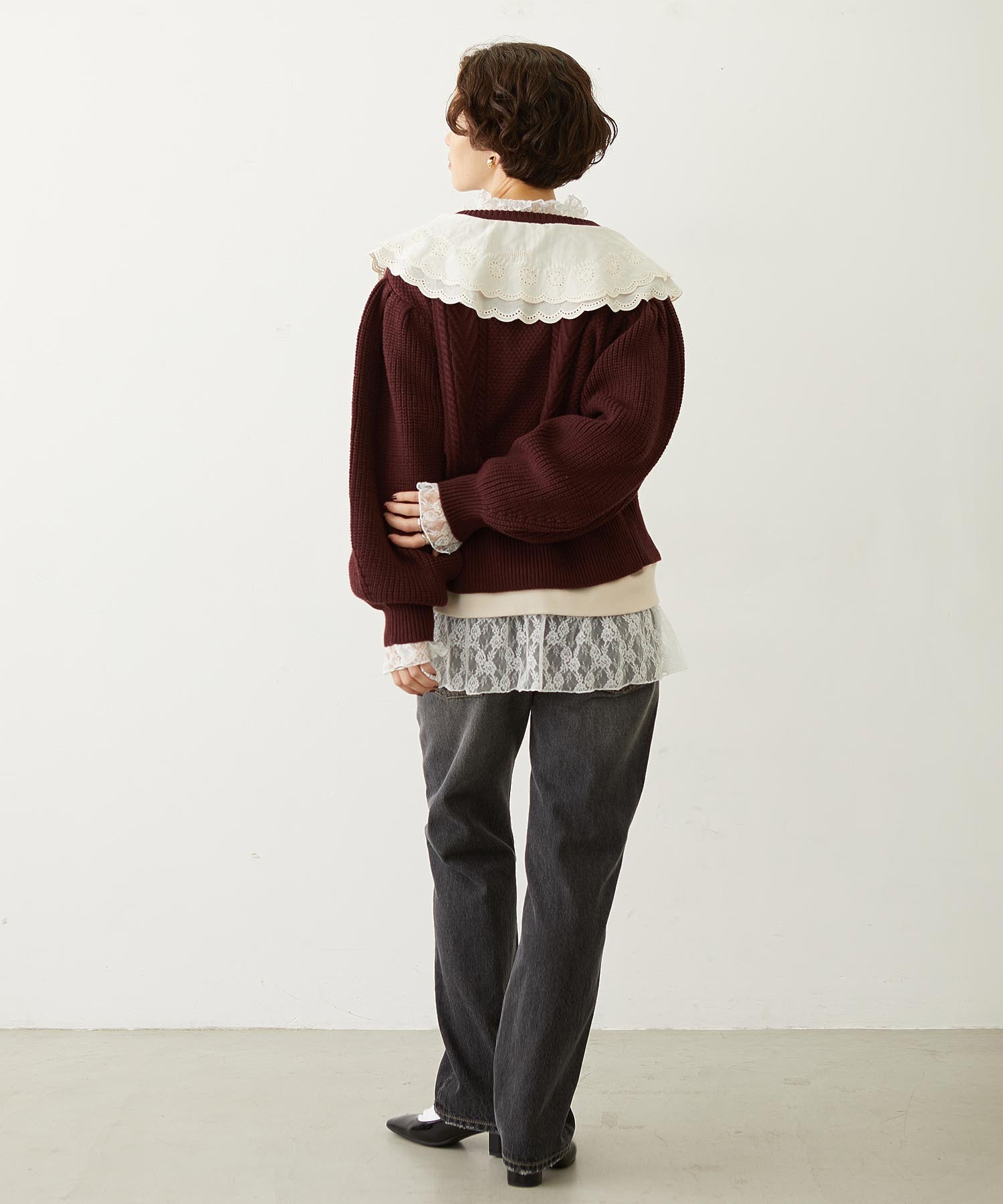 LAYERED LACE TOP