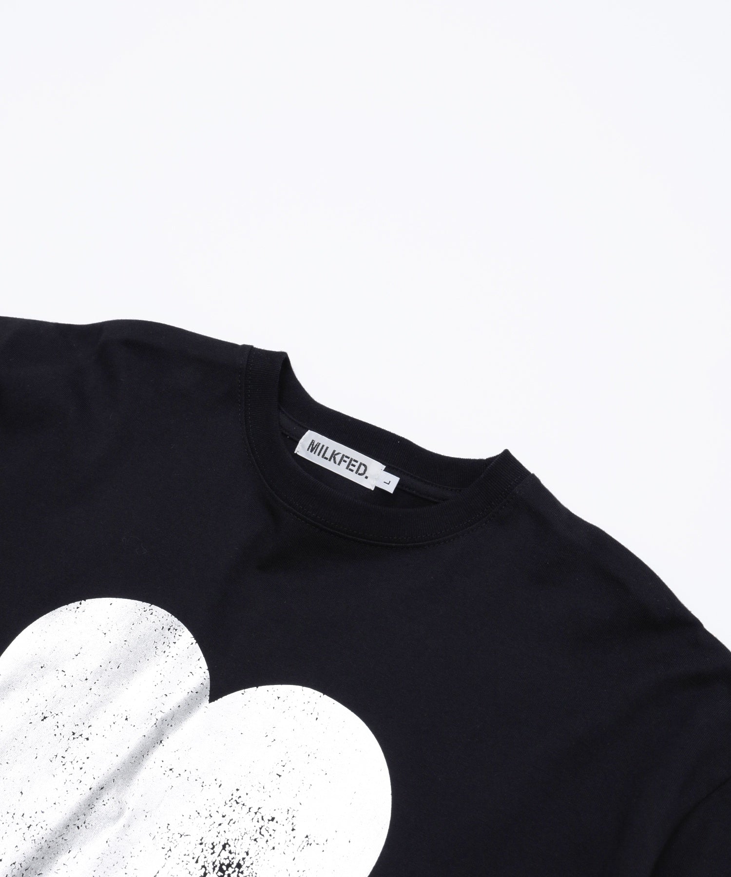 HEART FOIL PRINT L/S TEE
