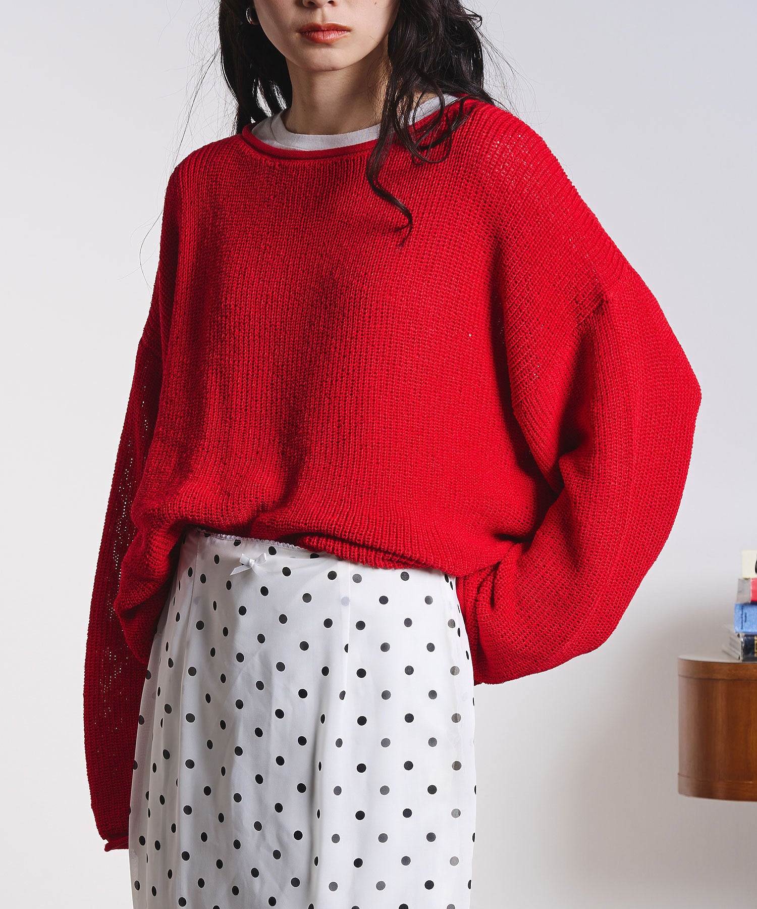 SHEER KNIT PULLOVER