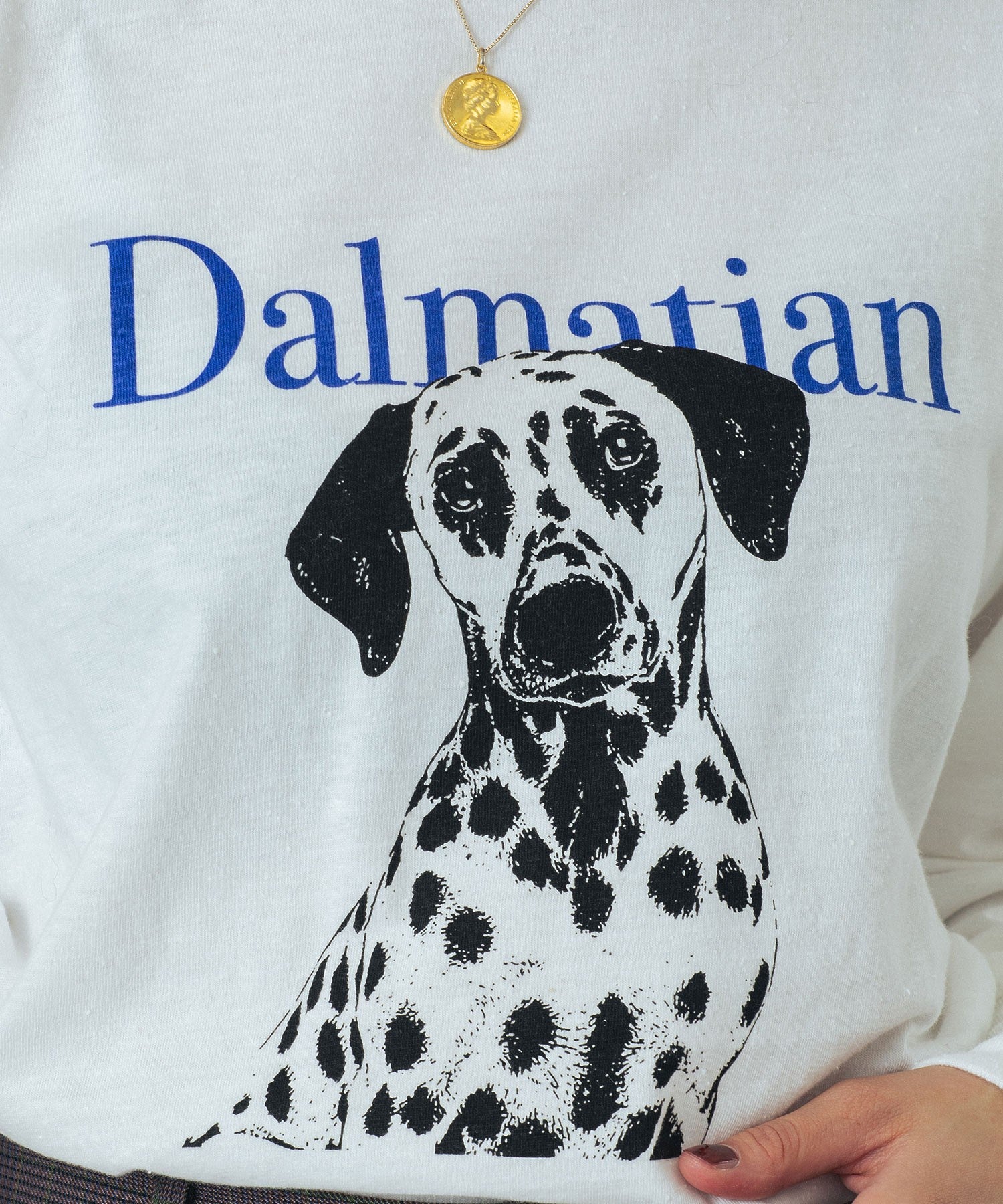 CREOLME/DOG GRAPHIC L/S TEE
