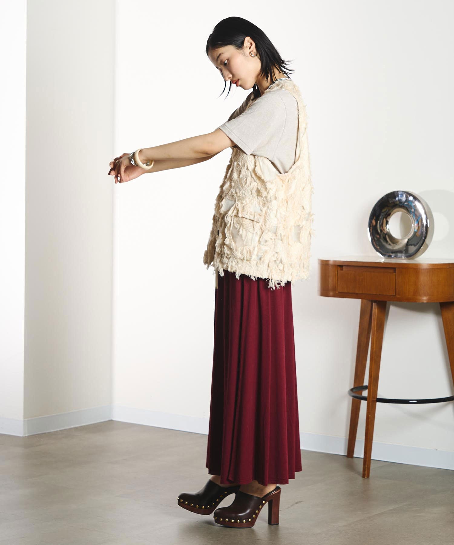 model:166cm 着用サイズ:S