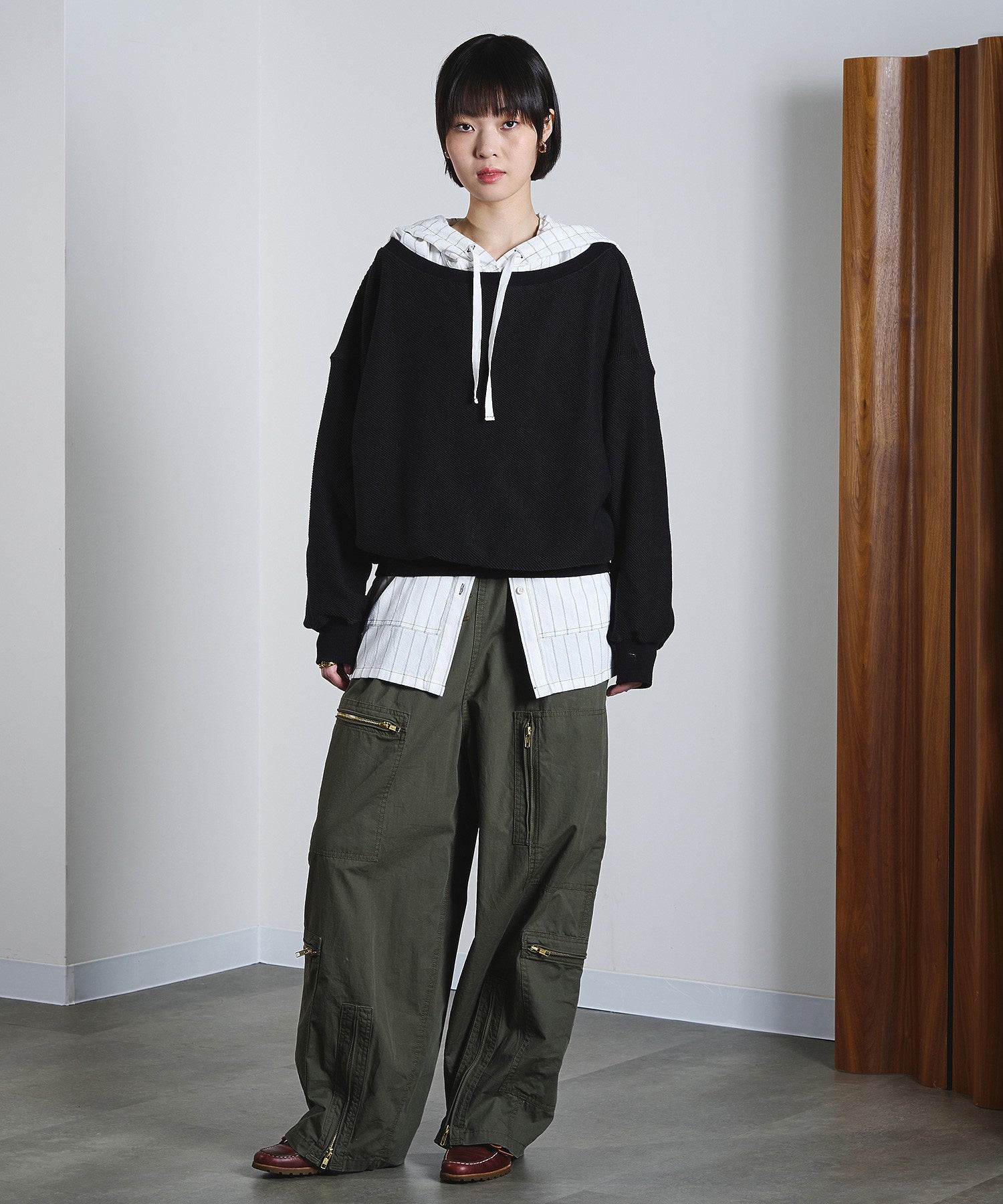 model:168cm 着用サイズ:ONE SIZE