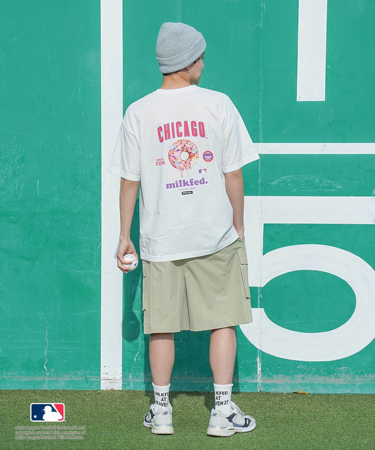 MILKFED. × MLB BIG S/S TOP