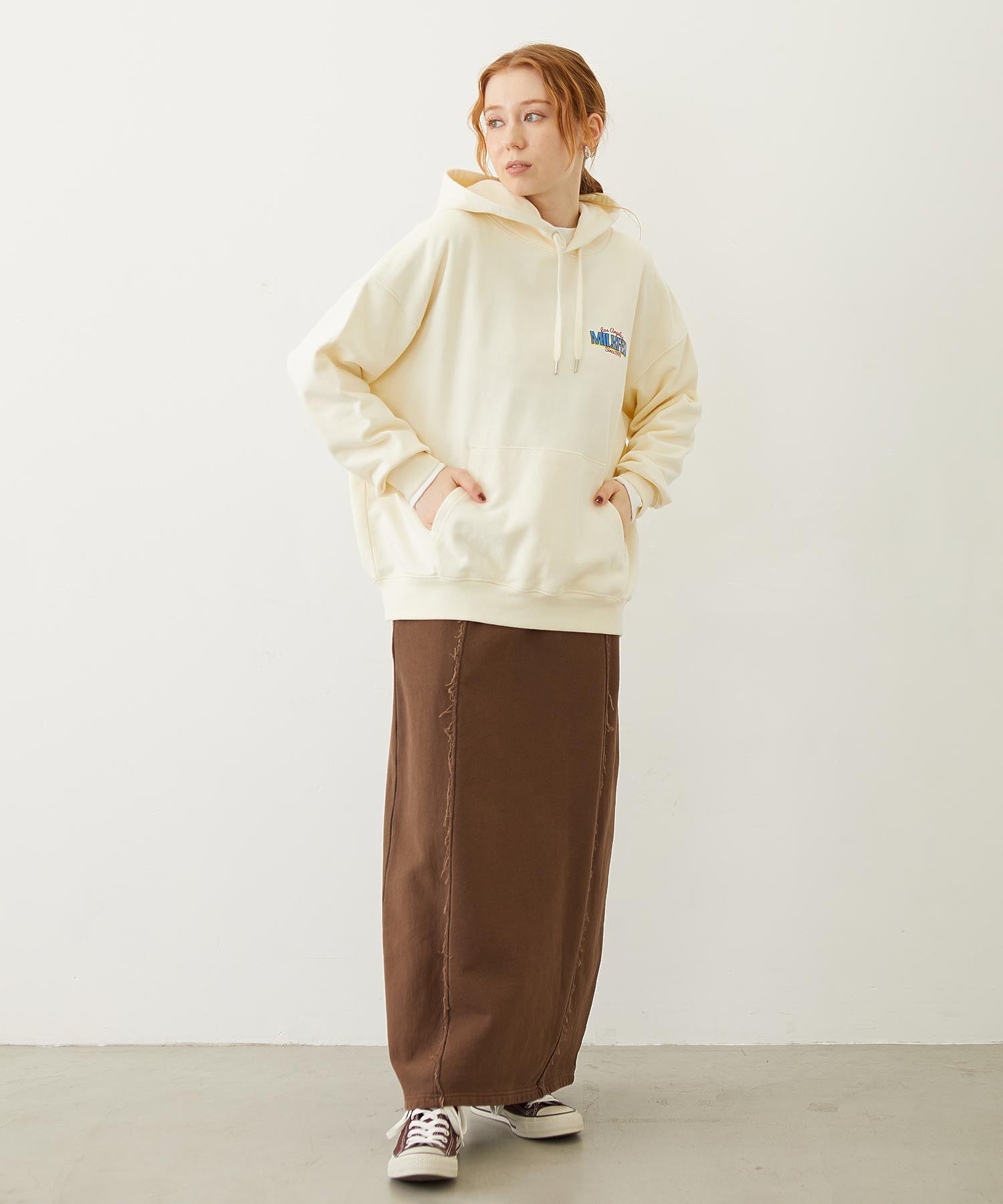 DOODLE LOGO SWEAT HOODIE