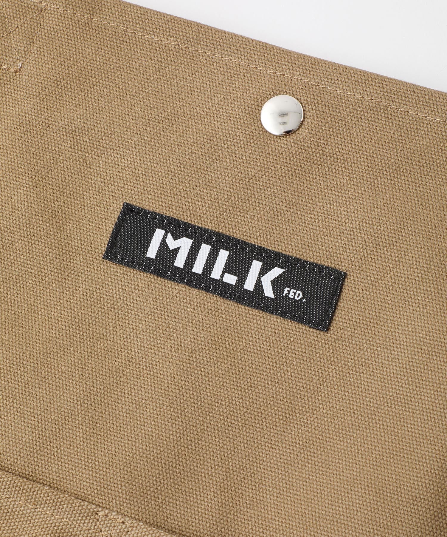 PIPING SQUARE TOTE COOPER LOGO MILKFED.