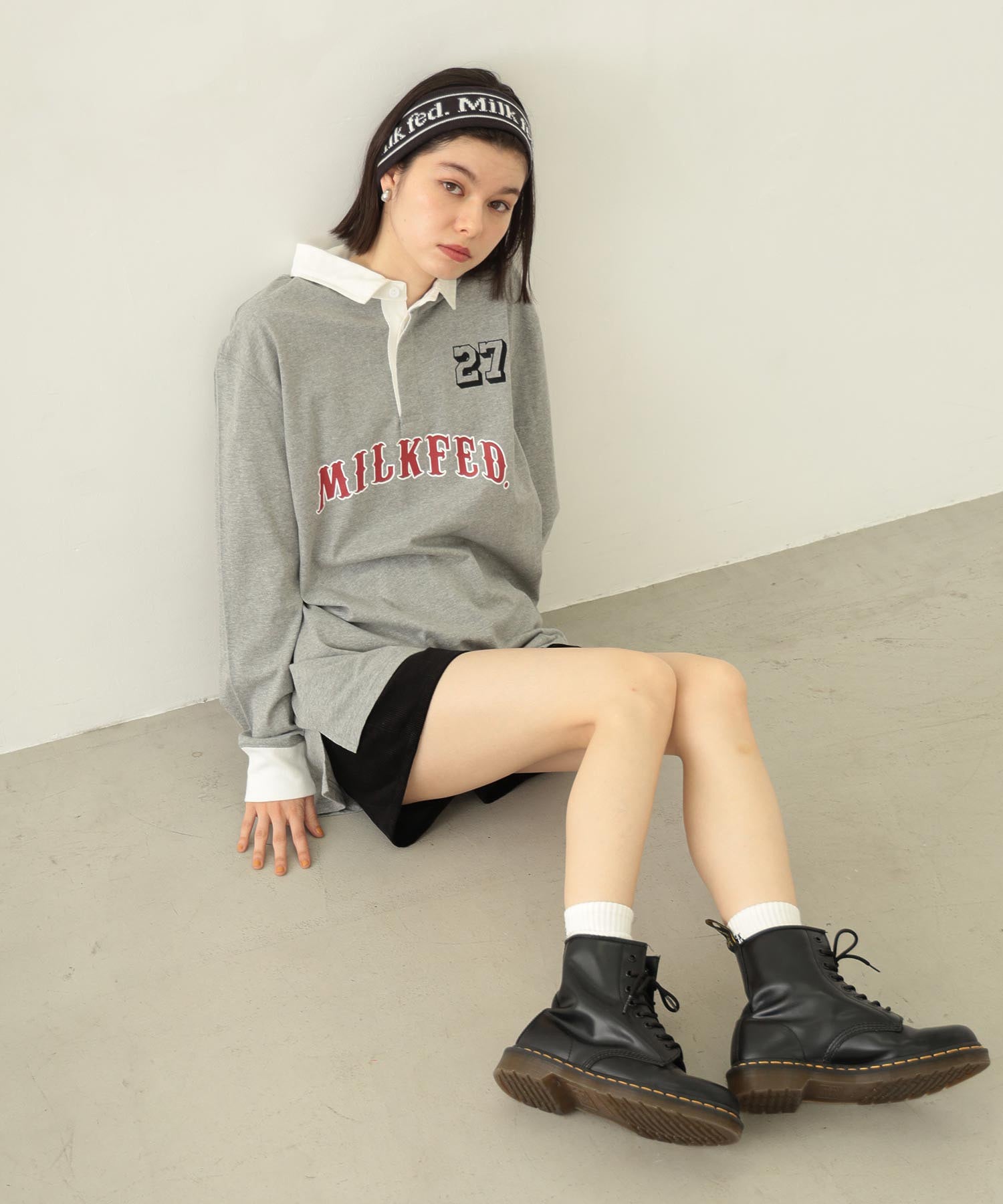 LOGO KNIT HAIR BAND